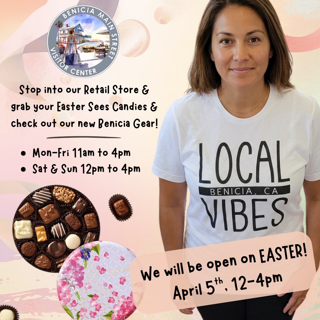 Saturday is the LAST DAY for our Easter Egg Hunt & you'll want to stop in for your See's Candies this weekend as well 🥰
We will be open on Easter, April 5th, from 12-4pm - come say hi to Patty!