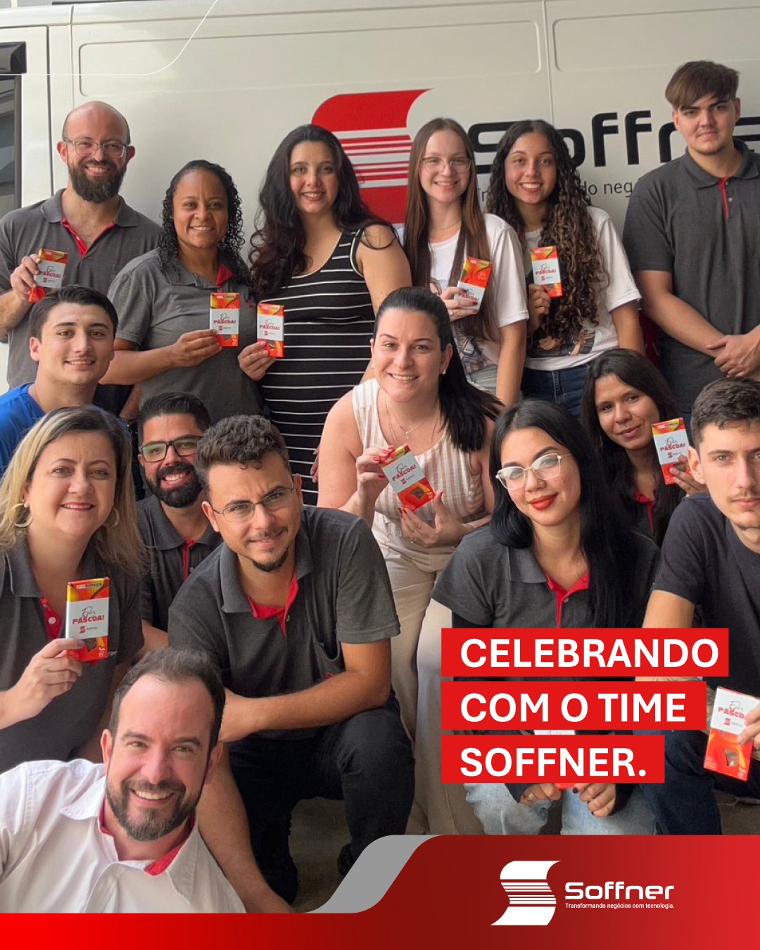 Páscoa é sobre renovar, compartilhar e fortalecer relações.
Seguimos fazendo isso dentro e fora da empresa.