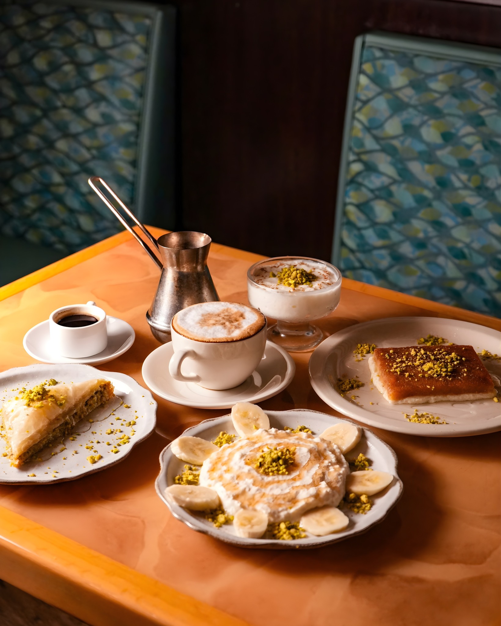 Save room for something sweet.
From flaky baklava to traditional Lebanese coffee and our other house favorites, the perfect ending to your meal at The Pita House is waiting on the dessert table. One bite and you’ll be glad you didn’t skip dessert.
#OldTownAlexandria #ThePitaHouse #LebaneseDesserts #BaklavaLove #AlexandriaEats