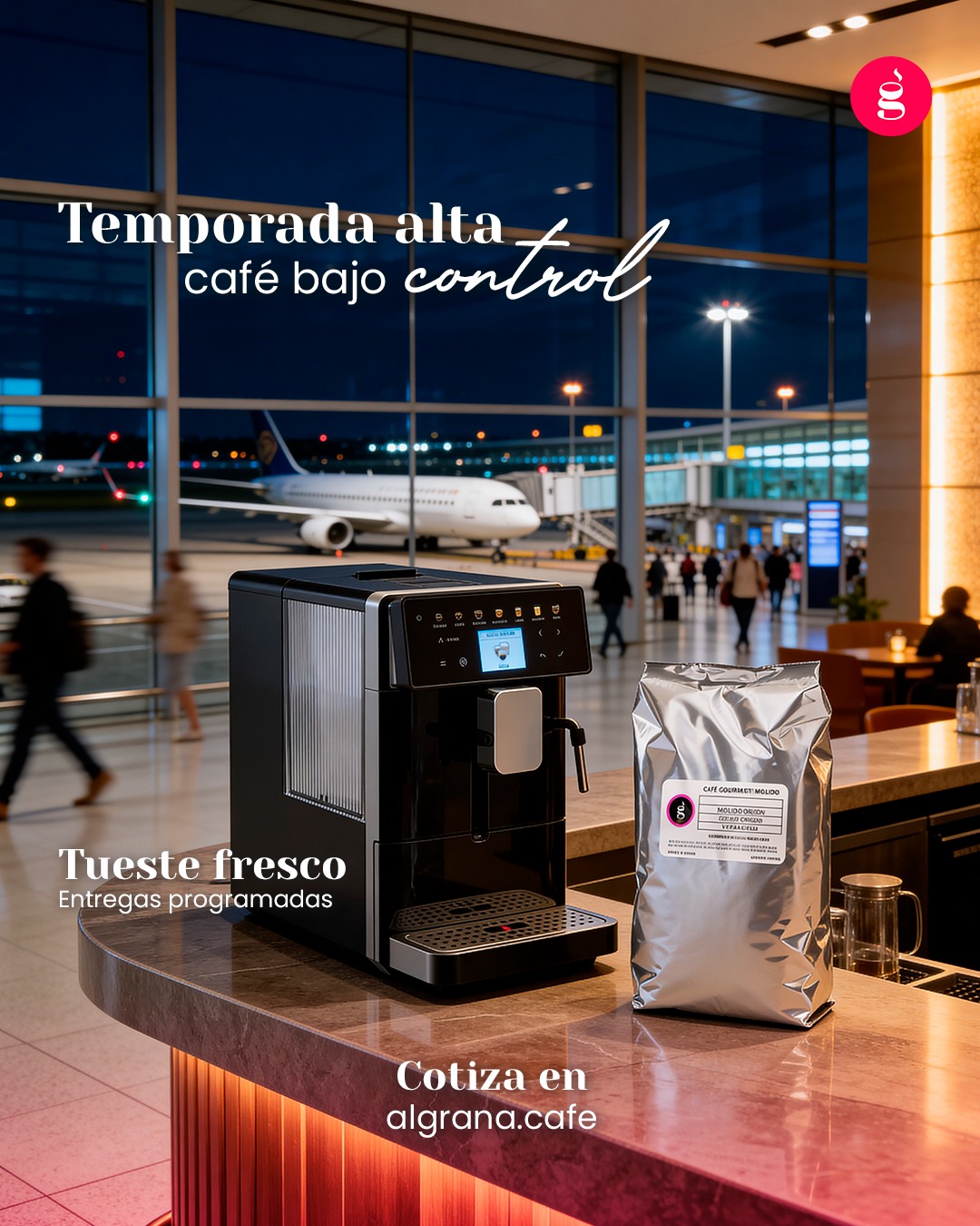 ☕ Semana Santa sin sorpresas.
Café listo, operación lista.
Cotiza en algrana.cafe