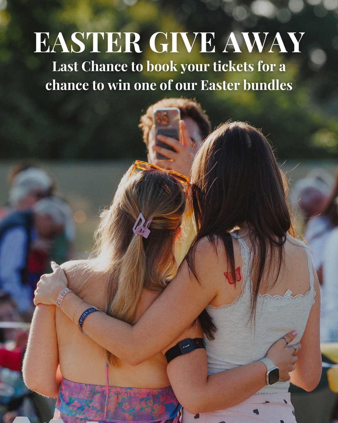 LAST CHANCE!🐣 Enjoy your Easter plans today knowing your summer plans are sorted.
Every ticket booked before end of tomorrow is entered into our Easter Golden Ticket draw.
We are giving away:
🥇1 VIP Upgrade
🥈1 Picnic and Fizz Package
🥉1 Bottle of Fizz
Don’t miss it.
Every ticket booked before Easter Monday 11:59pm is automatically entered. Winners announced Friday 10th April. 18+ for alcohol prizes. T&Cs apply. Visit Liveatloseley.com/easterpromotion for more information.
#surrey #liveatloseley #80svs90s #picnic #LiveMusicSurrey #eastergiveaway #countrymusic #britishfinefoods @loseley_park