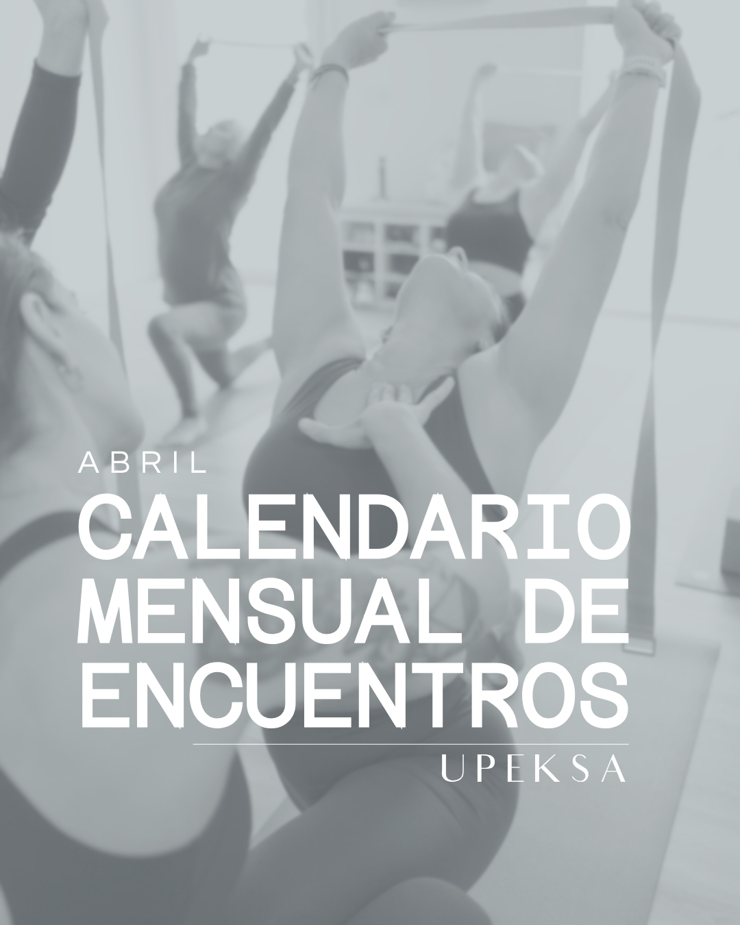 𝒂𝒃𝒓𝒊𝒍 en UPEKSA 🫀
Ya tenemos las propuestas de este mes y lo primero… GRACIAS por la implicación y por seguir sumando ideas a este espacio. Os cuento rápido:
1️⃣ 𝗰𝗹𝗮𝘀𝗲𝘀 𝘀𝗲𝗺𝗮𝗻𝗮𝗹𝗲𝘀 → Seguimos igual y además... El lunes 20 de abril tendréis a Mari dando clase (online y presencial) 🤍
2️⃣ 𝗿𝗲-𝗰𝗼𝗻𝗲𝗰𝘁𝗮 → Un taller que ha ENCANTADO y que ya está lleno, si te interesa escríbeme y te apunto en la lista de espera ✨
3️⃣ 𝗴𝗲𝘀𝘁𝗮𝗿 𝗲𝗻 𝗰𝗮𝗹𝗺𝗮 → El 17 de abril lanzamos volumen 2. Si estás embarazada (o conoces a alguien), aquí tienes un espacio para acompañarte 🐣
4️⃣ 𝗺𝗼𝗿𝗻𝗶𝗻𝗴 𝗿𝗼𝘂𝘁𝗶𝗻𝗲 𝗽𝗮𝗿𝗮 𝗰𝗼𝗿𝗿𝗲𝗱𝗼𝗿𝗲𝘀 → Clase especial para preparar la Media Maratón de Chiclana, conectando cuerpo y mente 🏃🏽
Y con esto… abril queda listo 🫀 Gracias siempre por estar y darle vida a cada práctica.