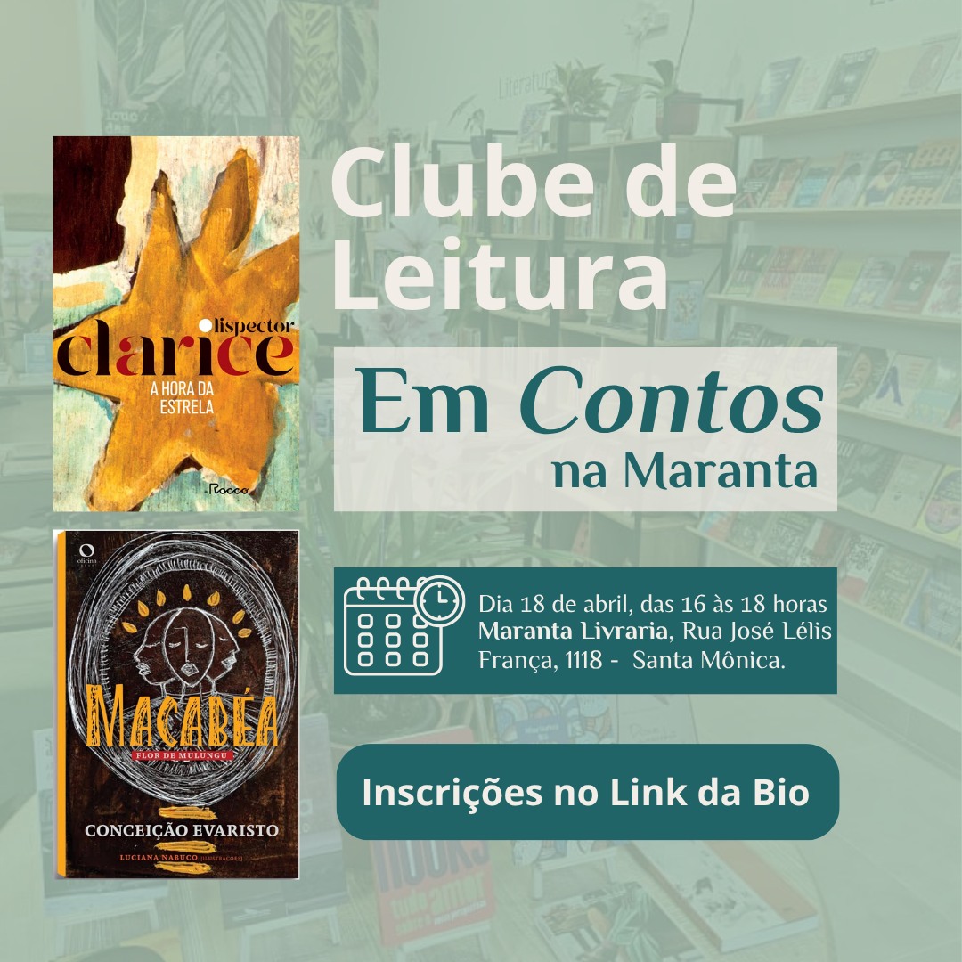 #livros #clubedeleitura #literatura Vocês pediram!! 🤩
Nós preparamos momentos especiais de encontro, leitura compartilhada e discussão. 🥰
Venha fazer parte do Clube de leitura da Maranta Livraria! 📚🌿
📆Dia 18 de abril (sábado) será nosso primeiro Em Contos 😉
Saiba como participar no Link da Bio!