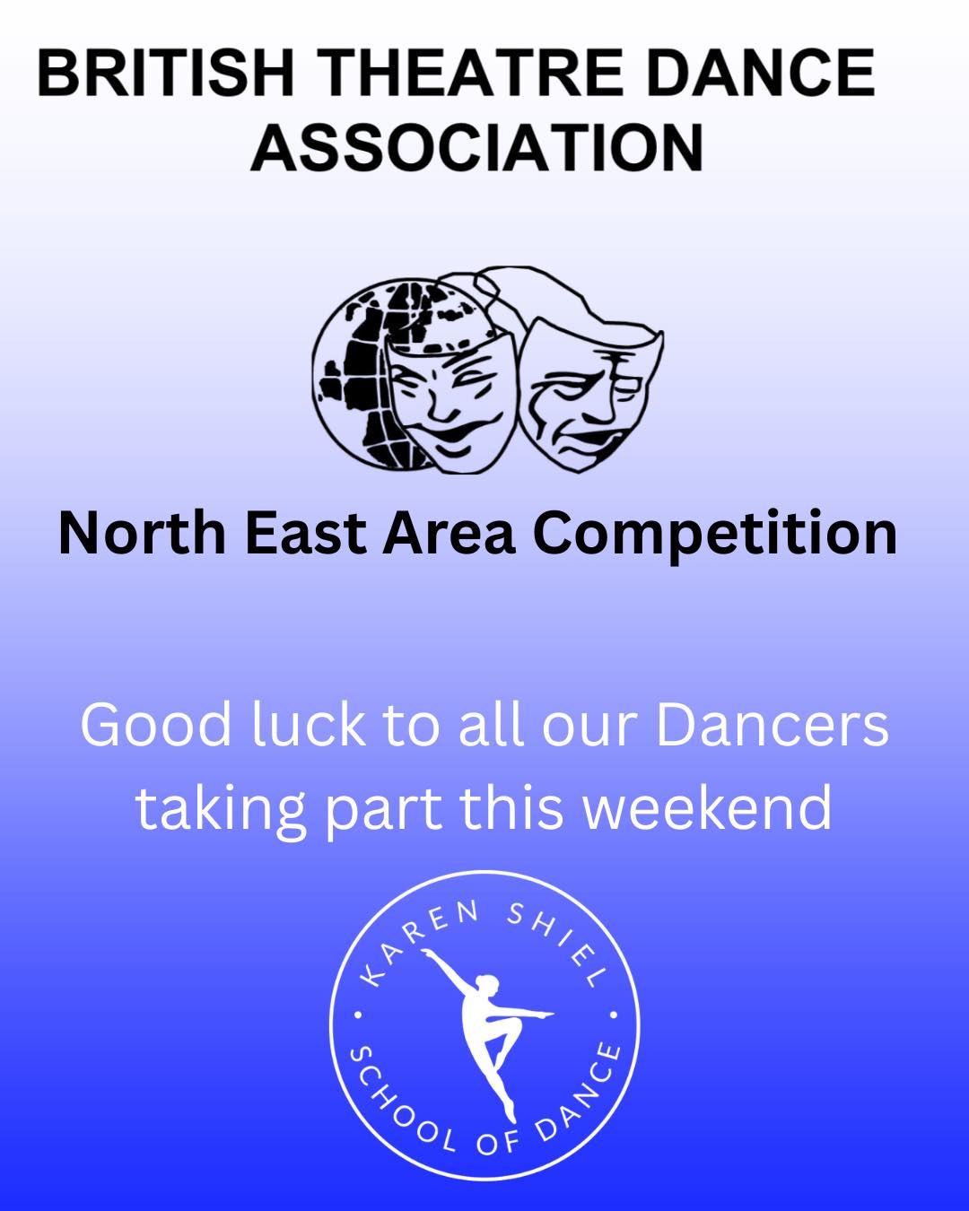 Looking forward to a weekend pack full of fun, friendship, Dance and performance.
Good luck to all our dancers competing.