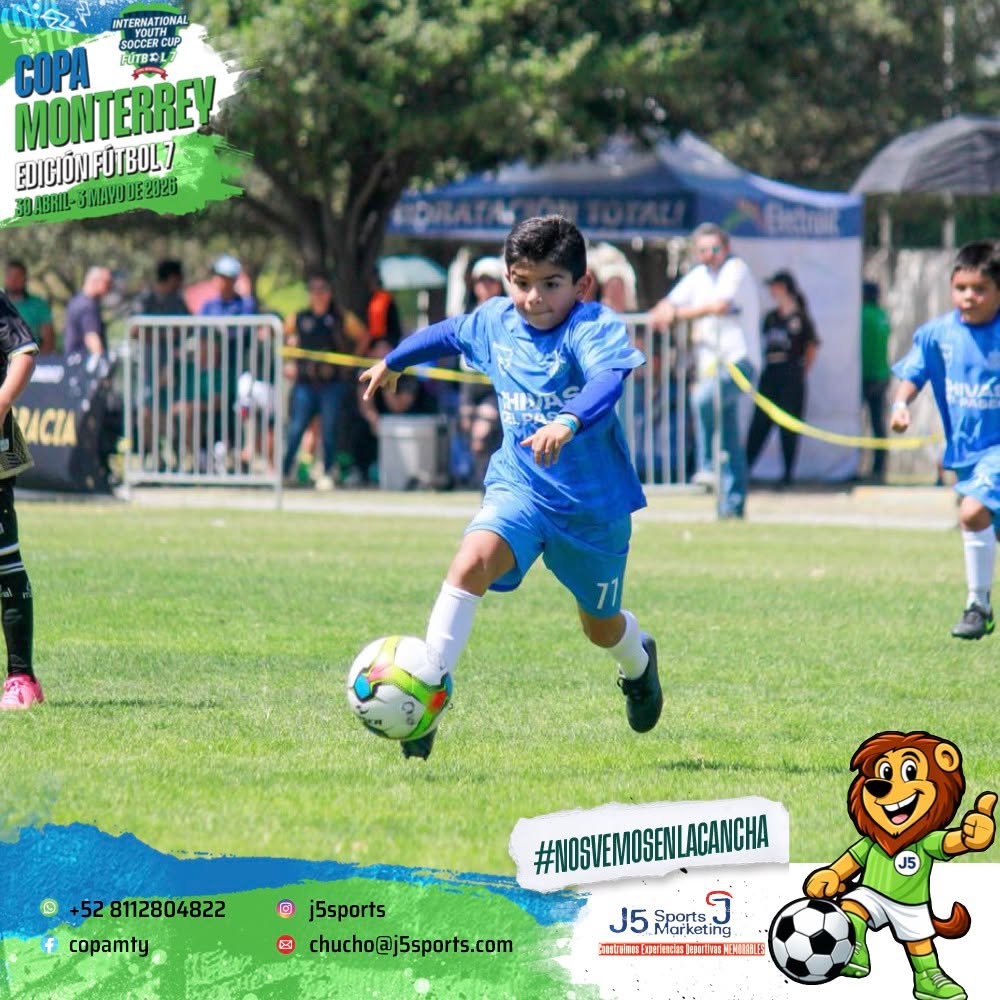🔥 Es tu momento de brillar. ¡Juega la edición Fútbol 7 de la #CopaMonterrey!
Regístrate YA 👉 https://cutt.ly/CopaMtyF7
¡Nos vemos en la cancha!
#NosVemosEnLaCancha