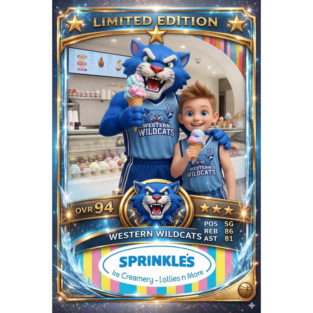 ๐๐ Sponsor Shout-Out! ๐๐
The Western Wildcats Basketball Club would like to send a huge thank you to Sprinkles Ice Creamery for their incredible support of our club! ๐ฆโจ
Your sponsorship has a massive impact on our community. You are a much-loved part of the Western Wildcats family, helping bring smiles to our players, coaches, and families both on and off the court.
As we conclude the summer domestic season, we can not thank you enough for the Weekly Ice Cream Awards! Thereโs nothing better than celebrating a hard-fought game with a sweet reward, and we love seeing our players' faces light up when they earn their Sprinkles treat.
Weโd like to thank the amazing team at Sprinkles Ice Creameryโand all their loyal customersโfor keeping our season cool.
We canโt wait to see you all back on the court and at the creamery for plenty of scoops and sprinkles this summer! ๐โญ
#westernwildcatsbasketball #ThankYouSponsors #sprinklesicecreamery #CommunitySupport #SweetWins โ๏ธ๐จ