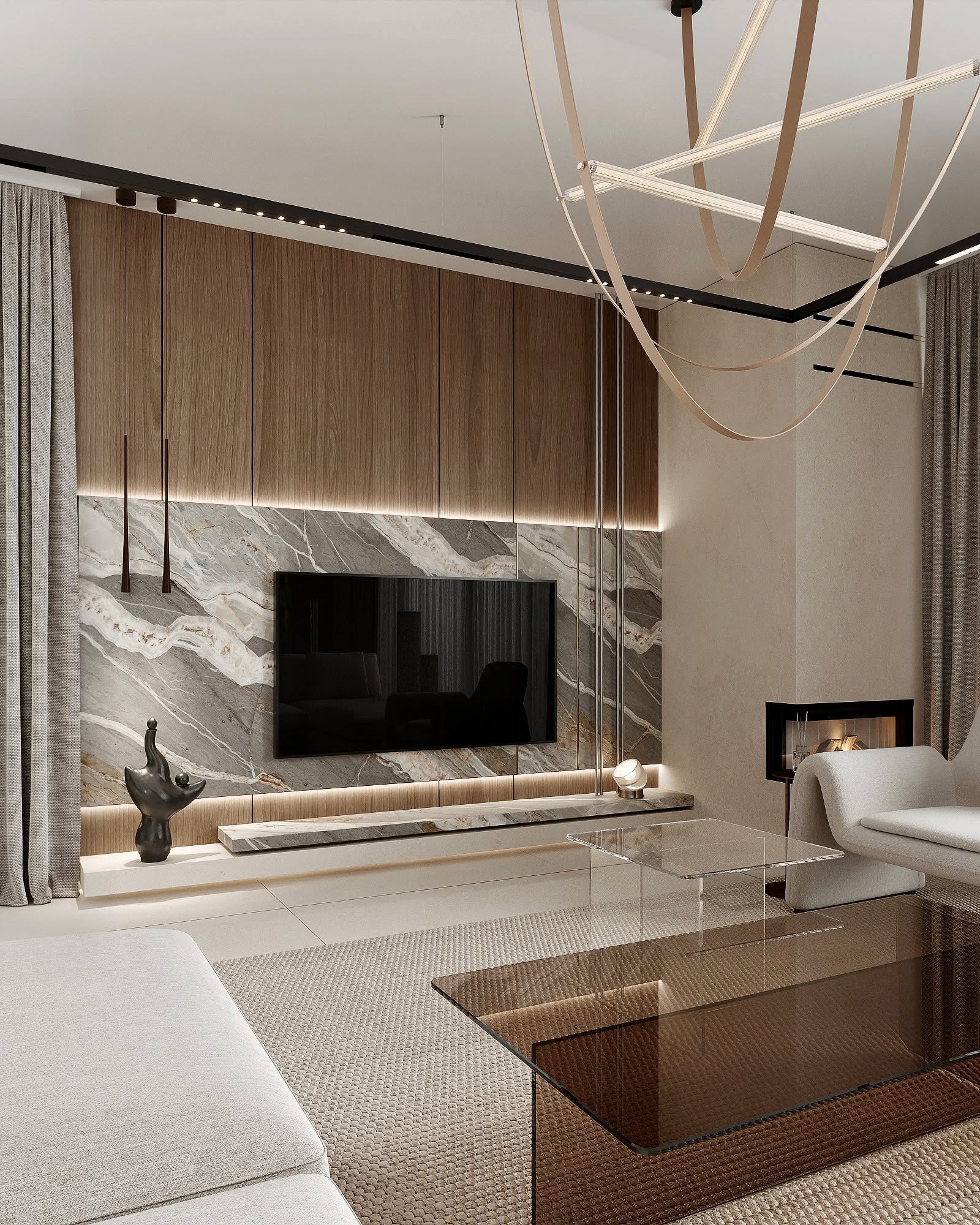 Quiet Cave to wnętrze, które koi już od pierwszego spojrzenia.
Brązy, beże i ciepła szarość tworzą spokojną, miękką kompozycję inspirowaną naturalną jaskinią — miejscem wyciszenia, schronienia i harmonii.
Wyrazisty detal kamienia wnosi do projektu szlachetność i elegancję, a autorskie rozwiązania Hazel sprawiają, że luksus staje się subtelny, niewymuszony i prawdziwie odczuwalny.
Tworzymy wnętrza, które nie tylko zachwycają wizualnie, ale przede wszystkim pozwalają poczuć się dobrze.
Ciepło. Spokojnie. Bezpiecznie. Pięknie.
Jeśli marzysz o takim wnętrzu dla siebie — napisz do nas na priv.
Może kolejne dzieło Hazel będzie właśnie Twoją codzienną przestrzenią spokoju 🤎