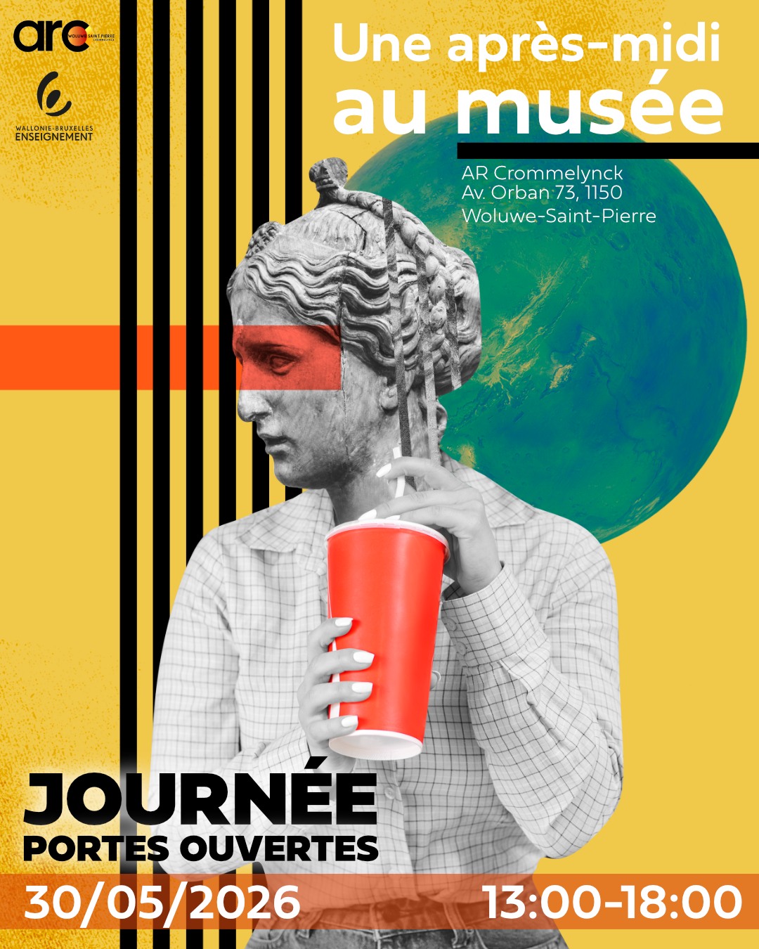 Le samedi 30 mai, l’ARC vous ouvre ses portes.
Venez découvrir l’école à travers les yeux de nos élèves : spectacle Crommelynck Got Talent, activités sportives, reliure, jeux de société… et bien plus encore.
Les familles pourront aussi rencontrer nos équipes et s’informer sur les options disponibles pour 2026-2027.
📍 Av. Orban 73 — Woluwe-Saint-Pierre
🕐 13h00 → 18h00 — Entrée libre
#Crommelynck #ARC #JPO2026 #CrommelynckGotTalent #PortesOuvertes #WoluweSaintPierre #WBE
