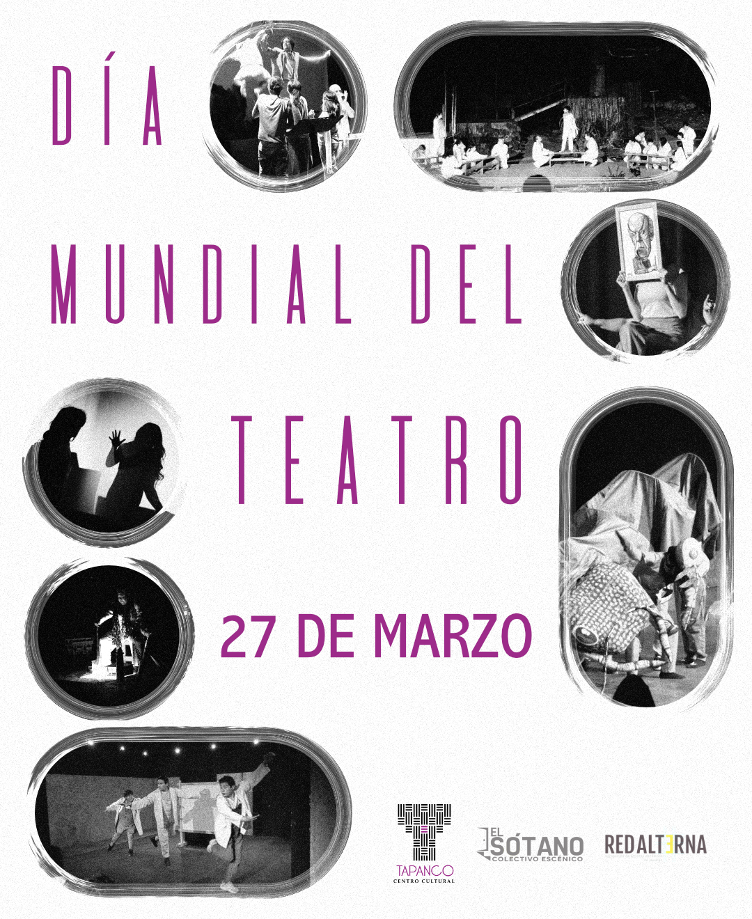 🎭✨ Hoy Es El Día Mundial Del Teatro ✨🎭
En Tapanco Centro Cultural celebramos este espacio que nos reúne, nos mueve y nos permite contar historias desde lo colectivo. 🌿
Gracias a todas las personas que forman parte del proceso: quienes crean, quienes colaboran y, sobre todo, a quienes nos acompañan desde el público. 💛
Porque sin espectadores, el teatro no sucede.
💭 Gracias por estar, por mirar y por ser parte de nosotrxs 💜