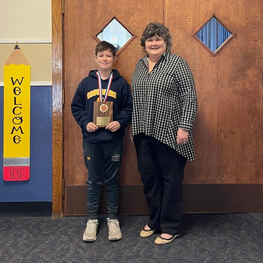We are incredibly proud to share that Colin Walker has earned 3rd Place in the 2026 Women’s History Month Bookmark Contest, hosted by the Lackawanna County Commission for Women!
This meaningful annual contest invites seventh-grade students to honor and highlight the powerful contributions of women—past and present—through creative bookmark designs.
Colin chose someone very close to his heart as his inspiration—his mom, Therese Walker. He focused on Therese as a dedicated mother of five, a committed volunteer, and an integral part of the family business, R.J. Walker Co.
👏 Congratulations, Colin, on this outstanding achievement! Your creativity and heartfelt recognition truly capture the spirit of Women’s History Month. We are so proud of you! 💙💛
#SCSPProud #WomensHistoryMonth #StudentAchievement #CrusaderStrong