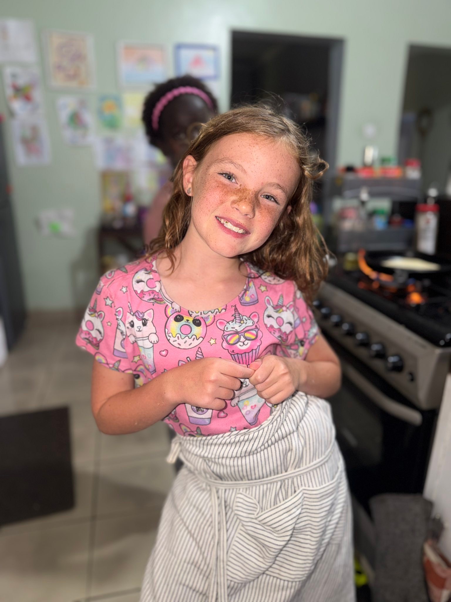 The girls asked if they could make chapatis for dinner tonight. So, chapatis were made 👏🏼 and they’re yummy 😋