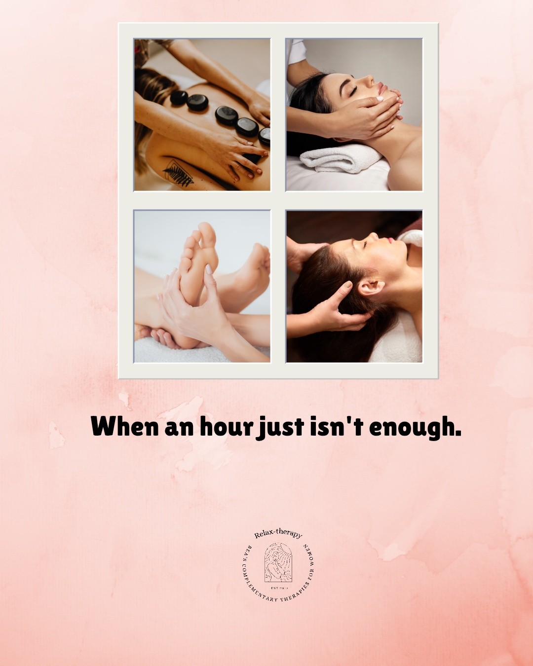 Sometimes, an hour just isn’t enough.
When your body has been holding tension for a long time,
when your mind hasn’t had a proper moment to switch off:
that’s when a longer treatment makes all the difference.
90 or 120 minutes isn’t just more time —
it’s space to truly unwind.
No rushing, no skipping just slow, thorough work, allowing your body to soften layer by layer.
These sessions can also be a beautiful combination —
massage to release tension, reflexology to rebalance,
and a stress-relief facial to bring calm to both body and mind.
This is where deeper relaxation happens.
Where your breathing slows, your thoughts quieten and you can fully let go.
Many clients drift in and out of sleep and leave feeling completely reset.
As one client, Kat, shared —
“Bea is, and always has been great. I would definitely recommend coming to her for both massage and reflexology — she is amazing at both.”
And that’s exactly what these longer sessions allow time to experience that care fully, without interruption.
#fullbodyreset #massage #reflexology #relaxtherapypurley #purley