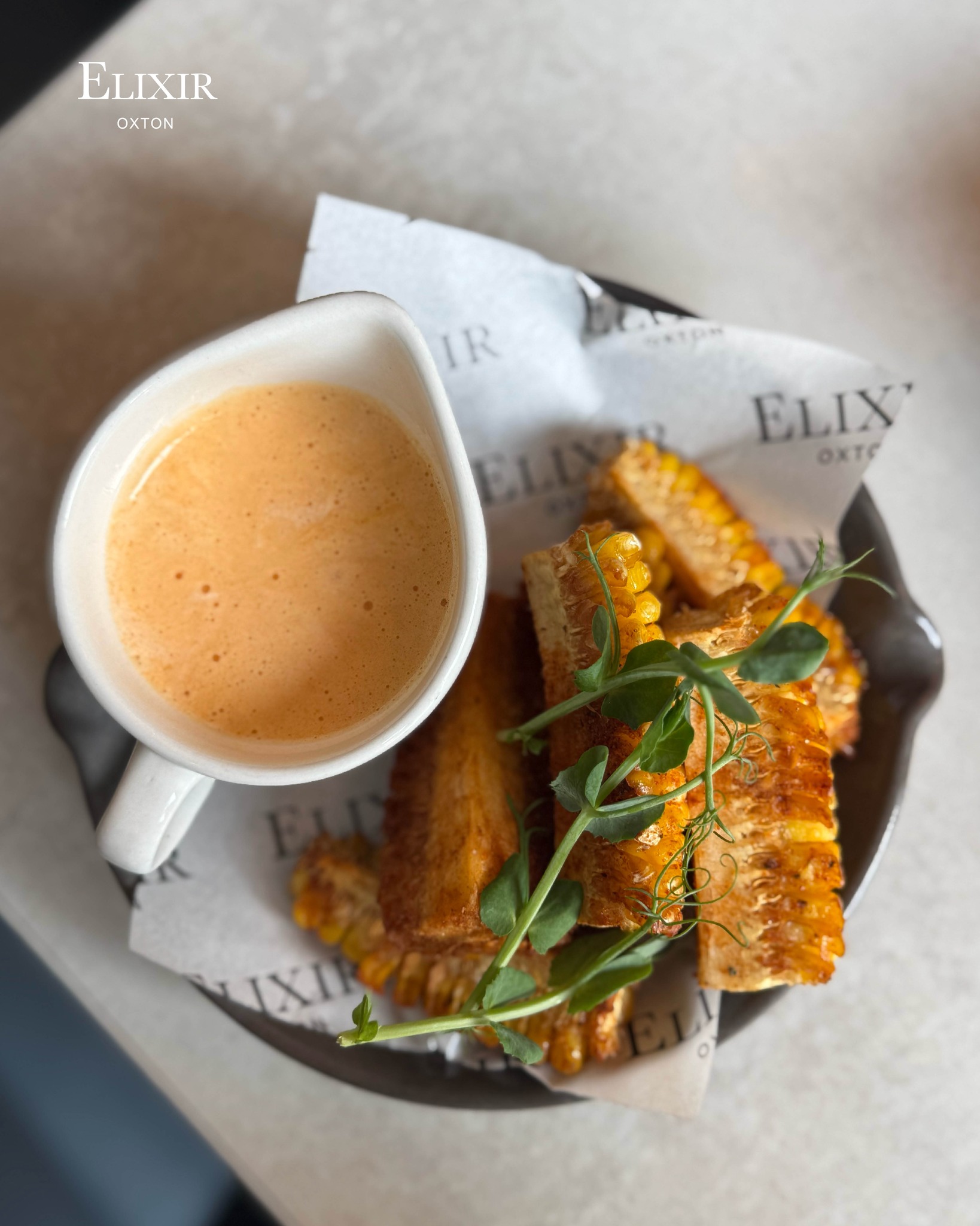 Crispy corn ribs🌽
Golden corn ribs, lightly seasoned with garlic butter 🧈
#Wirral #elixirrestaurant #Cocktails #elixir #supportlocal #restaurant #oxton #Elixir #wirral #foodie