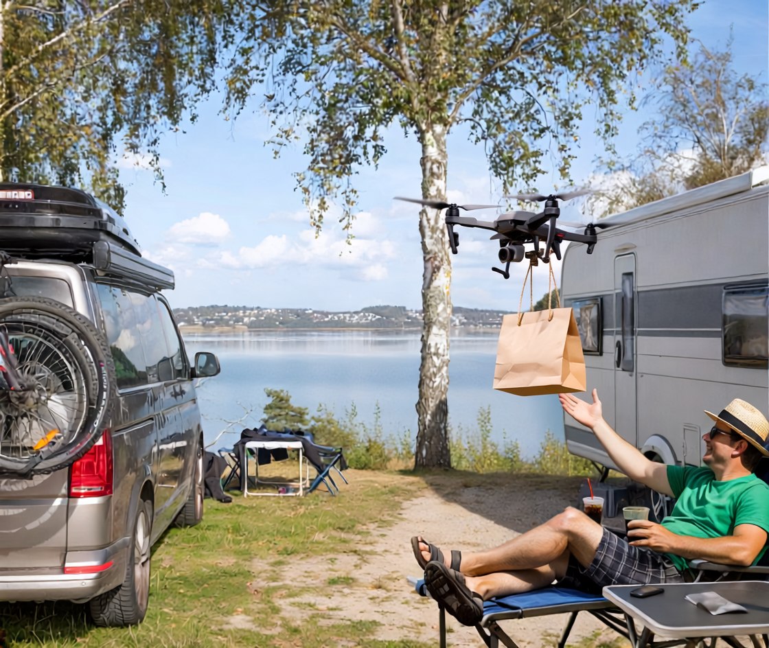 Rykande färsk NYHET! 🤩💥 I sommar testar vi drönarleverans på take away, direkt till din campingplats eller stuga! 👏
Personalen har gått på intensivutbildning och är nu riktiga drönarproffs 💪💨 Beställ online, och maten levereras snabbare än någonsin!
☕ Dryck? Njaa… vi jobbar på det... 🤷♀
En sak är säker: detta måste vara sommarens mest häftiga take away-upplevelse! 😁
#camping #aprilapril #takeaway #sommar #bohuslän