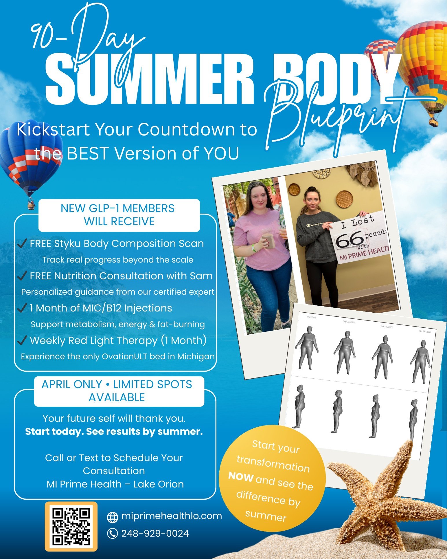 No Jokes here! Our April Special is just THAT good. Why wait to start your journey to better health?
#MedicalWeightLossClinic #wellnessjourney #MichiganHealth #wellnesswins #medicalweightlossclinic #weightlosssupport #WellnessJourney #MiPrimeHealth #HealthAndWellness #NutritionCoachMI #WeightLossMichigan #LakeOrionHealth #WeightManagement