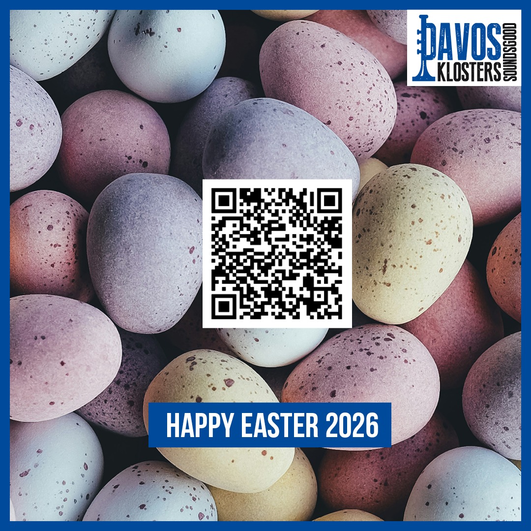 🐰 Ostergrüsse aus den Bergen! 🐰
Gönn dir ein unvergessliches - @jazzdavosklosters 2026 Erlebnis – Tickets für das Sounds Good Festival gibt’s jetzt im Vorverkauf!
QR Code auf dem Bild scannen & Ticket sichern! 🎶⛰️
.
.
.
#FroheOstern #JazzFestival #DavosKlosters #LiveJazz #FestivalVibes #TicketVorverkauf #JazzLovers #OsterSpecial #BergFestival #JazzTime #ConcertVibes #SoulVibes #LiveMusicLove #SoundsGoodFestival #LiveMusic #JazzDavosKlosters #LiveMusicSwizterland #Graubünden #LiveMusic #FestivalVibes #SoundsGood2026 #beatsandbrass