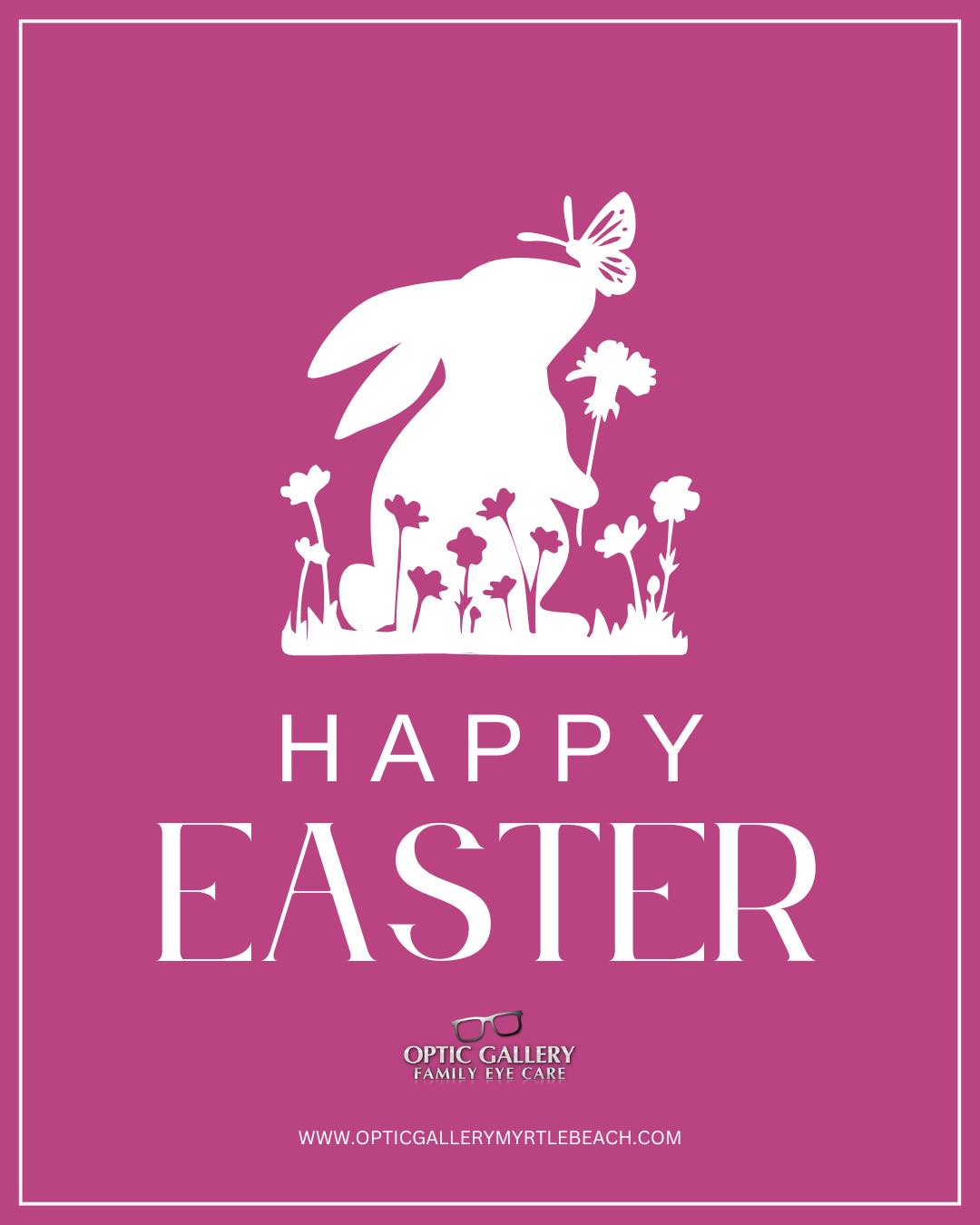 Wishing you a bright and beautiful Easter 🌸🐰
From all of us at Optic Gallery Family Eye Care—may your day be filled with joy, clarity, and time with the people you love 💗👓
#HappyEaster #ClearVision #MyrtleBeach #EyeCare