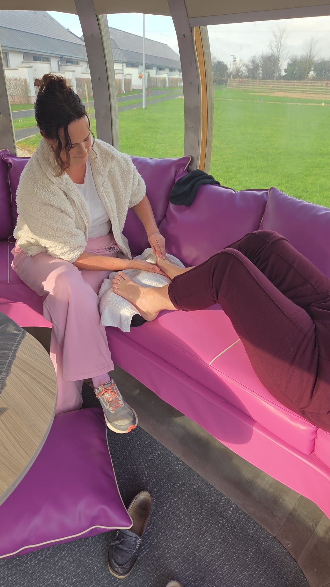 At CareBright Dementia Village, we always strive to promote resident choice and person-centred care 💙
This resident chose to enjoy her reflexology session in the comfort of our garden room — a peaceful setting where relaxation, comfort, and the joy of the outdoors come together beautifully 🌿✨
Moments like these highlight the importance of choice, wellbeing, and creating meaningful experiences every day.
A heartfelt thank you to the amazing @Linda Leahy, who visits our centre each month and brings such care, calm, and comfort to every session 💫
#DementiaCare #PersonCentredCare #Wellbeing #Reflexology #MeaningfulMoments #CareCommunity