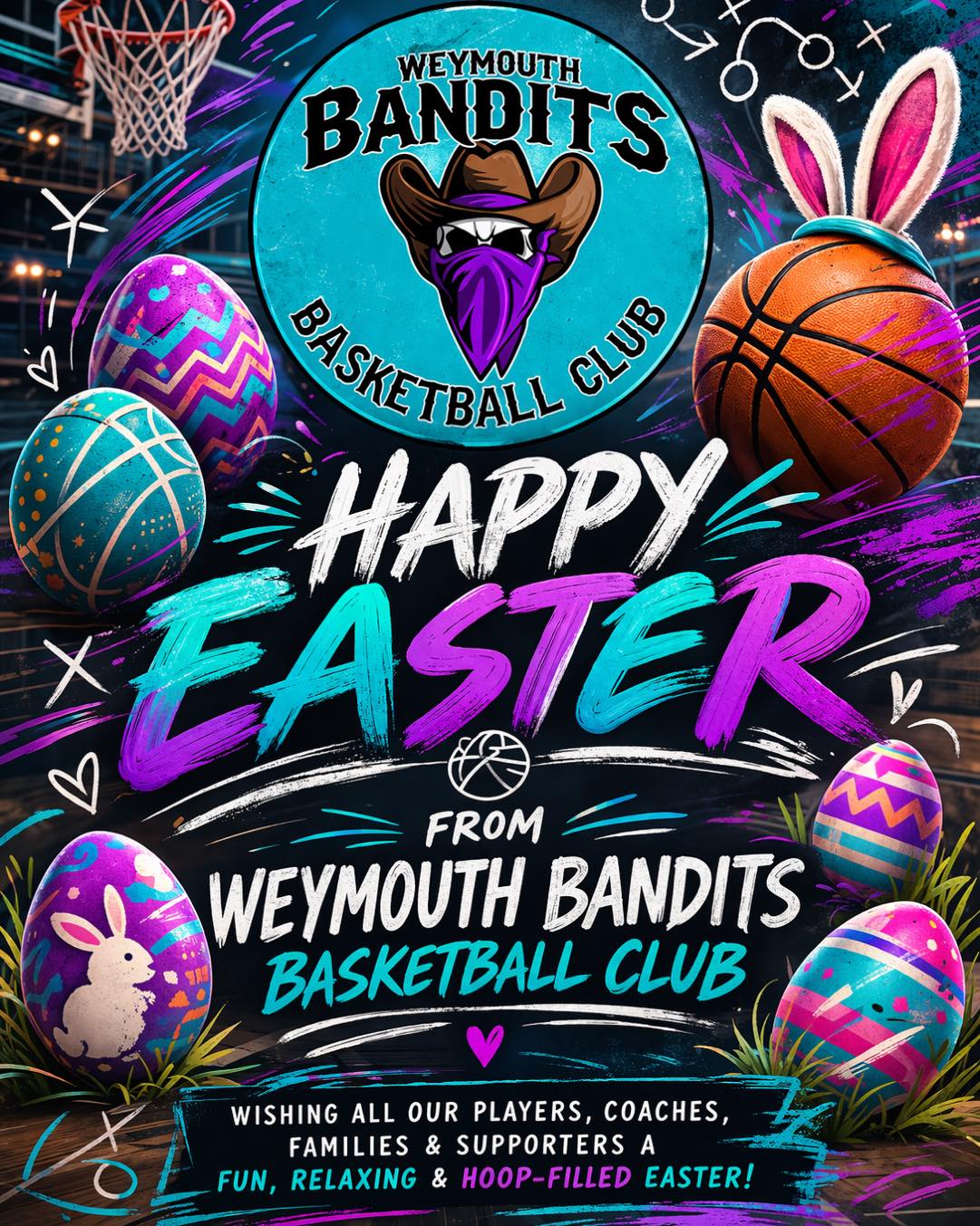 Happy Easter & Happy Hooping 🐰🏀