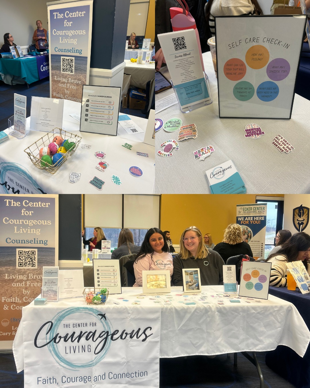We were honored to be part of the Judson University Career & Internship Resource Fair!
It was a great opportunity to connect with students who are passionate about the mental health field and making a difference in the lives of others. We enjoyed sharing more about the work we do at the Center for Courageous Living and having meaningful conversations about growth, purpose, and future careers.
We’re grateful to be part of such a driven and compassionate community and look forward to seeing where these paths lead.
📍 Crystal Lake, IL
🌐 centerforcourage.com
📞 815-707-4806
#CenterForCourageousLiving #JudsonUniversity #CareerFair #MentalHealthCareers #FutureTherapists #CrystalLakeIL #McHenryCounty #CommunityConnection #MentalHealthMatters