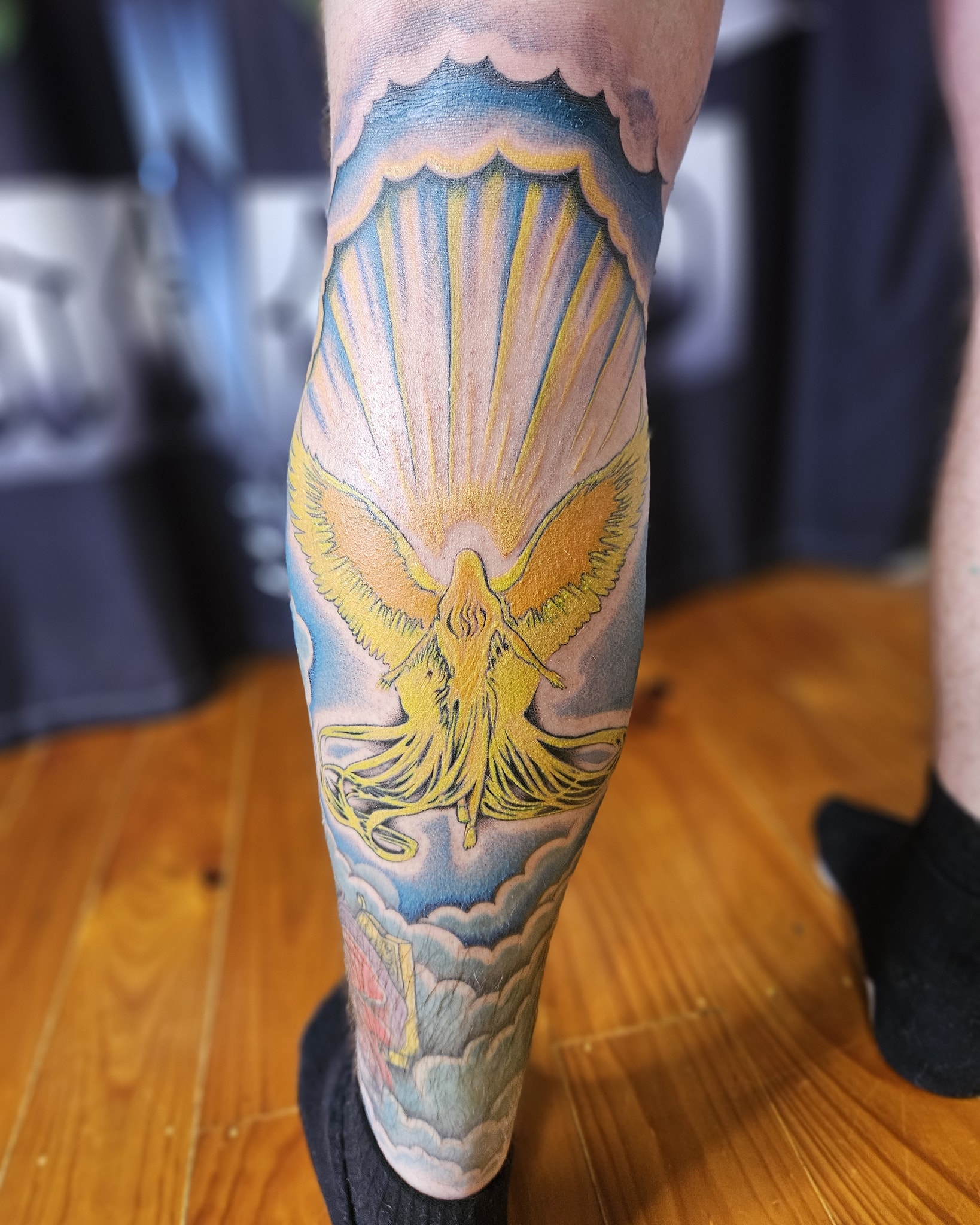 Colour š done by Pete @Pete_Explicit Ink #tattoo #explicitinktattoo #ink #colour #colourtattoo #graywashtattoo #melbournetattoo #tattooistnearme #stalbanstattoo