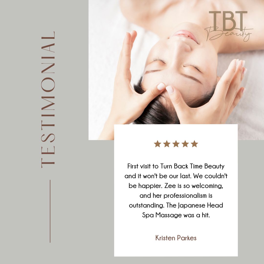 Thank you so much for your kind words! 💖 We’re thrilled to hear you enjoyed your first visit and loved the Japanese Head Spa Massage. Zee and the team can’t wait to welcome you back for your next visit!"
#Greenslopes #GreenslopesBeauty #BrisbaneBeauty #BrisbaneSkinClinic #BrisbaneLashes #BrisbaneBrows #SouthBrisbane #StonesCorner #Coorparoo #HollandPark #Annerley #CampHill #LocalBrisbane #SupportLocalBrisbane #BrisbaneSmallBusiness