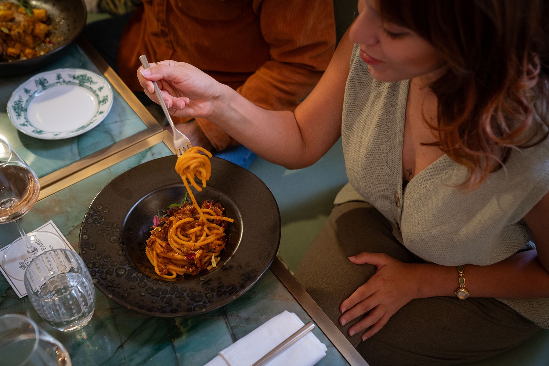Bucatini Amatriciana. San Marzano tomatoes, black pepper guanciale, Pecorino Romano DOP. That's it. That's the caption.
#FoodieFinds #restaurantsmalta #PalazzoParisio #PalaceLife #visitpalazzoparisio #palazzoparisionaxxar