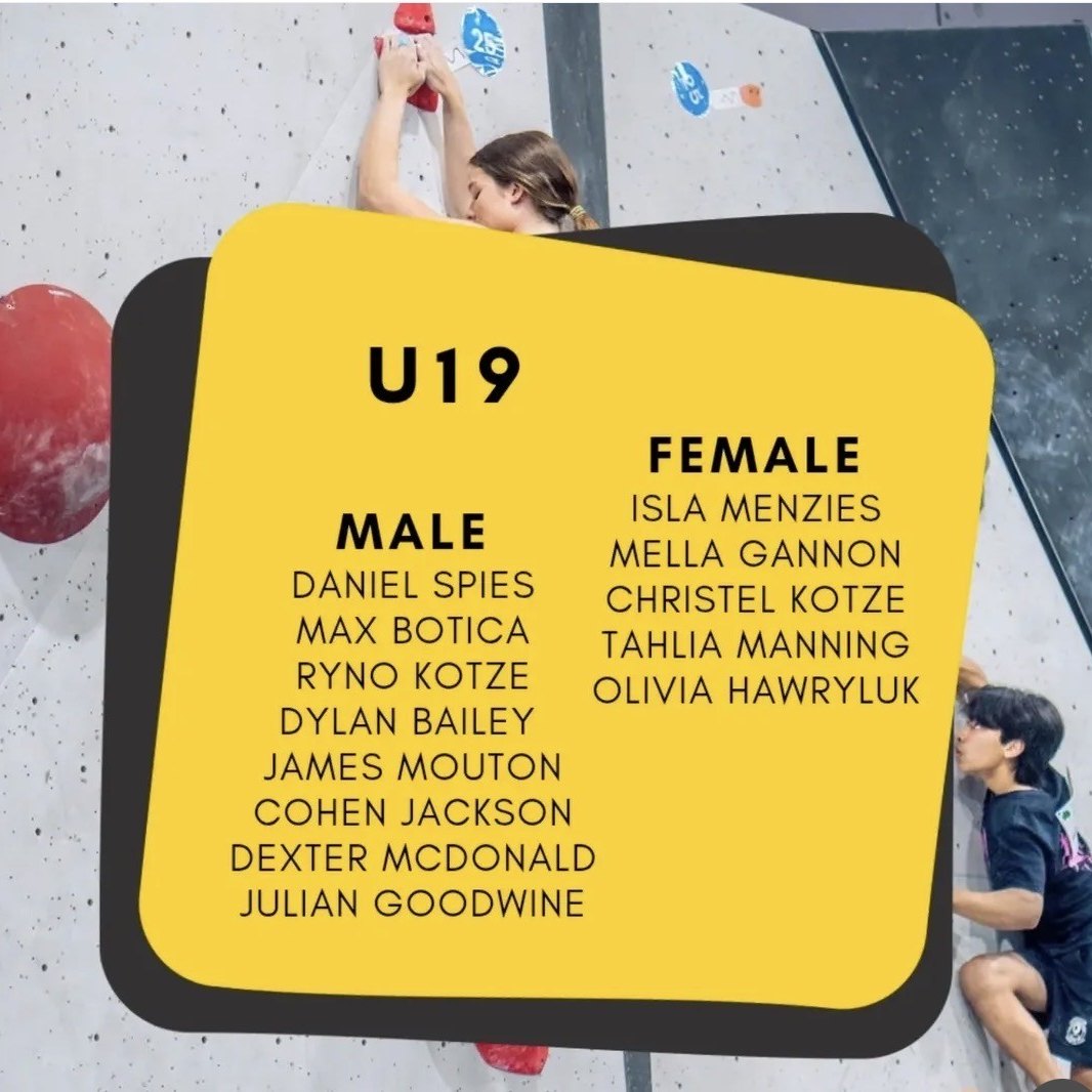 📣 State Squad Announcement 📣
Congratulations to James, and our two new PRAS athletes, Isla and Dylan for their selection to the WA U19 Sport Climbing State Team.
The three will be competing in the Youth National Championships in May over in NSW!
@climber._.james
@issla888
@dylanclimb.s
@sportclimbingwa