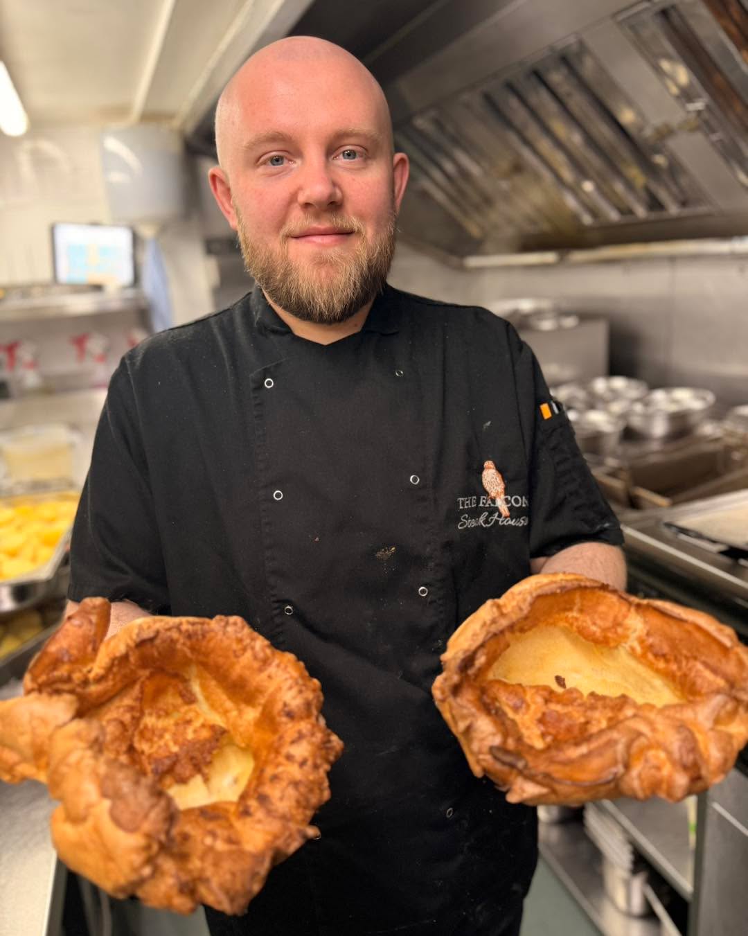 We're fully booked for roast today but we'd thought we'd show you today's Yorkies!
Chefs show us yours in the comments below ⬇️
We've still got tables tonight after 8pm so snap em up
https://www.falconsteakhouse.com/book-now/