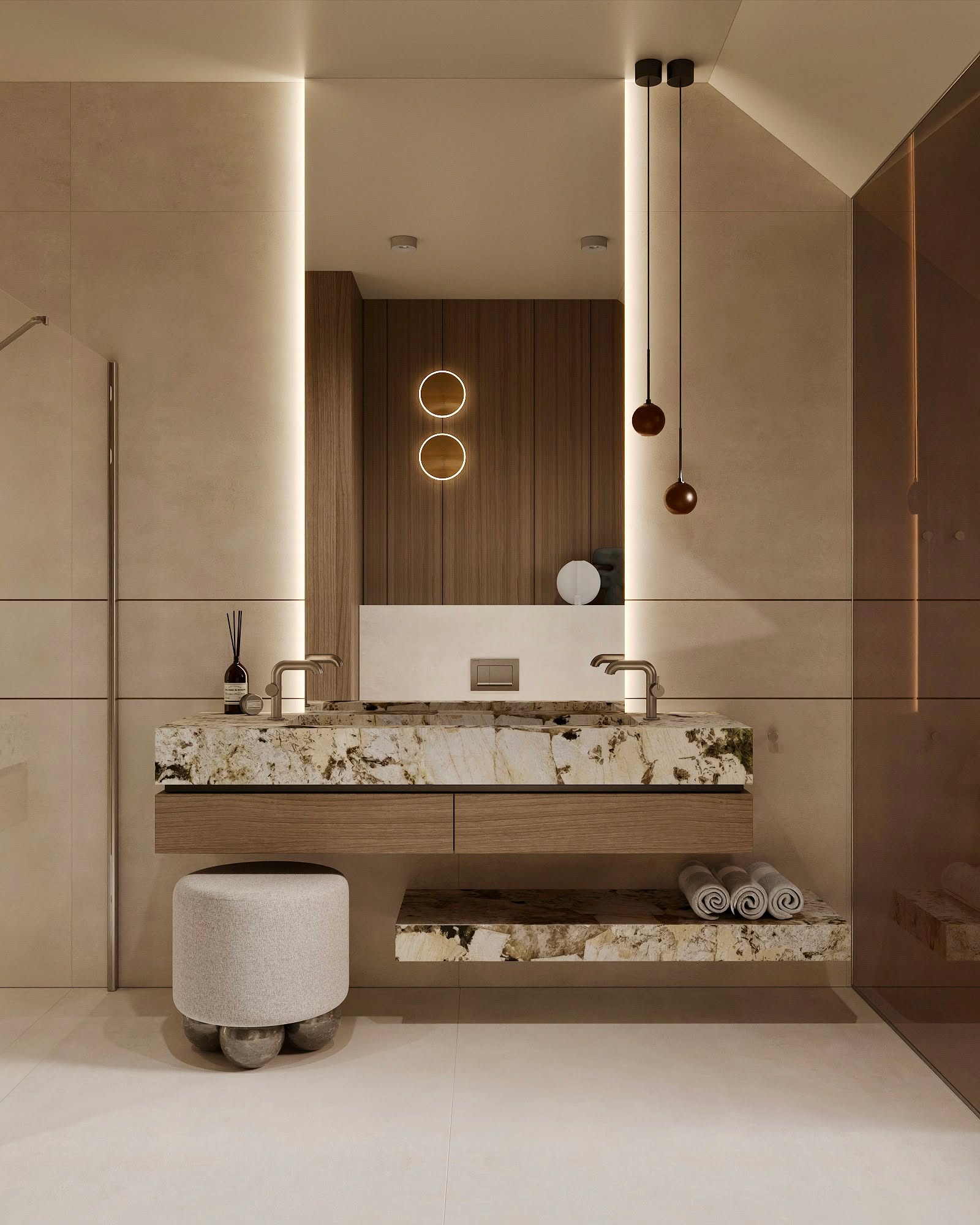 Najnowszy projekt Quiet Cave to opowieść o eleganckim luksusie w odcieniach brązu, beżu i ciepłej szarości.
To wnętrze inspirowane spokojem jaskini otulające, wyciszające, pełne harmonii i subtelnej elegancji.
Szlachetny detal kamienia nadaje przestrzeni luksusowego charakteru bez przesytu, a autorskie rozwiązania Hazel dopełniają całość w sposób, który czuć każdego dnia w komforcie, spokoju i atmosferze domu.
W Hazel tworzymy wnętrza, które są jednocześnie ciepłe, przytulne i eleganckie. Takie, do których chce się wracać.
Jeśli Tobie również marzy się przestrzeń, w której będziesz czuć odprężenie, komfort i luksus bez ostentacji napisz do nas na priv.
Być może kolejne dzieło Hazel powstanie właśnie dla Ciebie 🤎