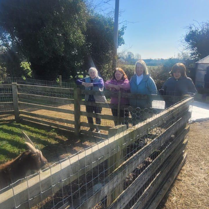 It’s wonderful to see that spring has arrived 🌸 and our social club members enjoying their daily walks with a special stop to visit our pygmy goats – Tom, Dick, and Harry! 🐐
Moments like these bring so much joy, connection, and a sense of the season to our dementia village & social Club 💙
#SpringMoments #DementiaCare #MeaningfulMoments #NatureAndWellbeing #CareCommunity #SimpleJoy