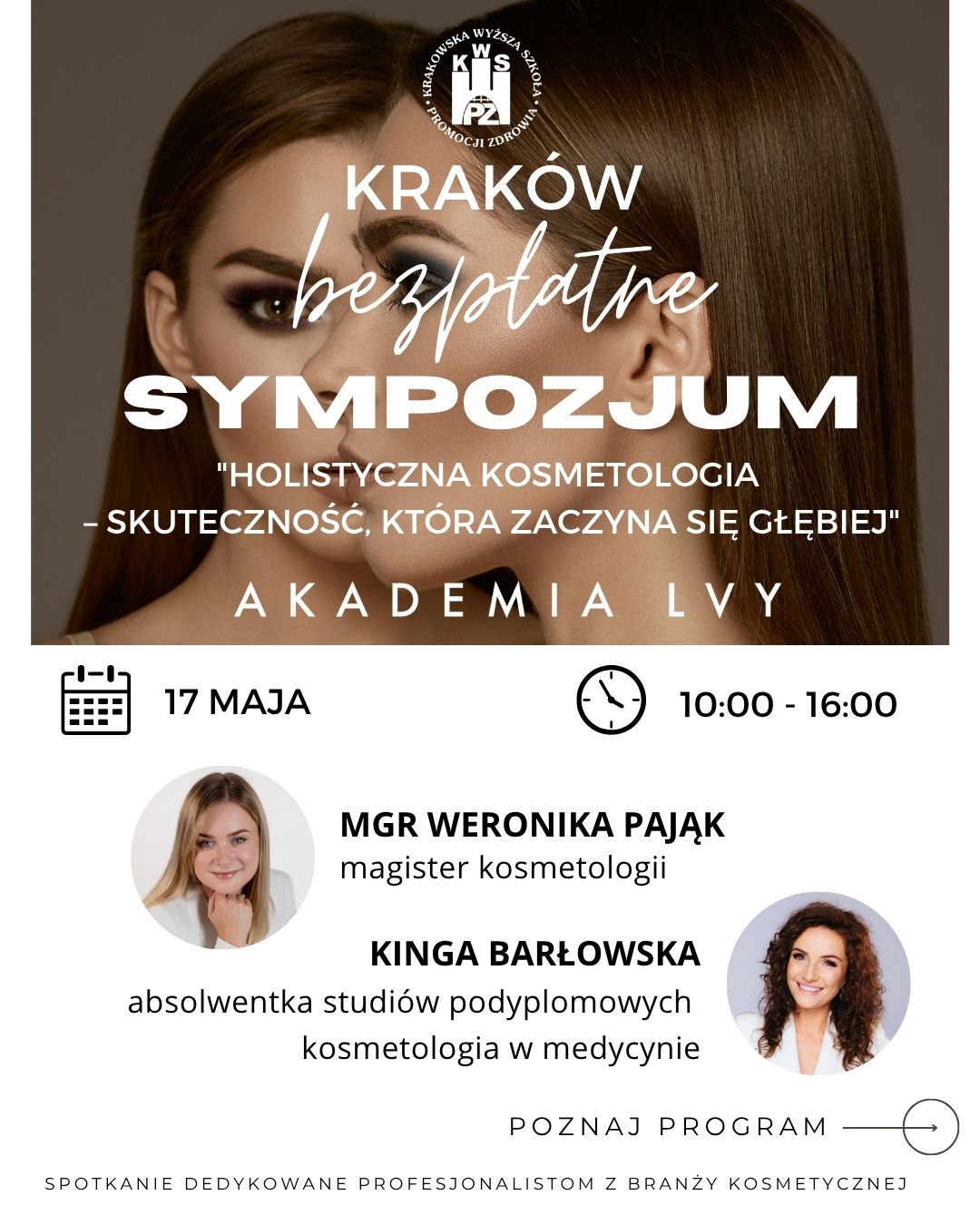 Bezpłatne SYMPOZJUM w KRAKOWIE
17 MAJA 2026
Stacjonarnie | Udział bezpłatny
Temat: Holistyczna kosmetologia – skuteczność, która zaczyna się głębiej
Prowadzenie::
mgr Weronika Pająk – kosmetolog kliniczny
Kinga Barłowska – ekspertka terapii holistycznych
Dlaczego Twoje terapie nie dają trwałego efektu?
Bo skóra to nie tylko naskórek – to hormon, stres, dieta, styl życia i emocje.
Podczas tego intensywnego spotkania:
Dowiesz się, jak prowadzić skuteczną konsultację holistyczną
Poznasz praktyczne protokoły pracy z problemami skórnymi
Przeanalizujemy 9 realnych przypadków pacjentów – m.in. trądzik hormonalny, Hashimoto, candida, melazma, zaburzony mikrobiom i bariera hydrolipidowa.
To wydarzenie, po którym już nigdy nie spojrzysz na skórę tak samo.
Obowiązują zapisy – liczba miejsc ograniczona.
Link do rejestracji w bio.
#sympozjumkosmetologiczne #LVYcosmetics #holistycznakosmetologia #terapieskóry #kosmetologiafunkcjonalna #skóraodwewnątrz #szkoleniekosmetologiczne #beautybiznes #kosmetologiapraksis #weronikapająk #kingabarłowska #kraków2026 @kwspz @kingabarlowska_beauty_therapy @kosmetolog_weronika.pajak