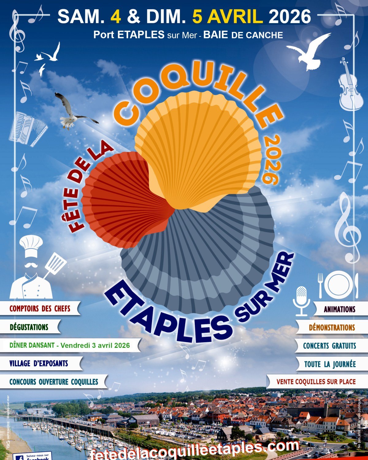 🌊 Fête de la Coquille 🌊
Ce week-end du 4 au 5 avril, retrouvez nous à la Fête de la Coquille à Etaples, un évènement à ne pas rater ! ☀
En parallèle la brasserie reste ouverte de 10h à 19h30 🍺
⚠ La visite du mois d'avril est reportée au samedi 11 avril à 11h ! ⚠