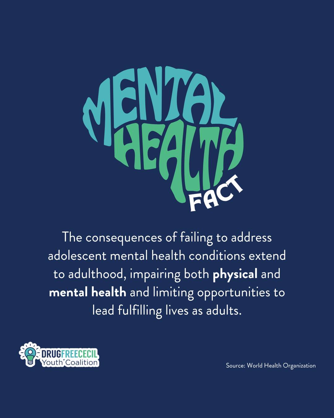 Investing in youth mental health is investing in the future. ๐ฑ
When adolescent mental health needs go unaddressed, the impact can last a lifetimeโaffecting both physical and mental health, and limiting opportunities in adulthood.
Together, we can change that. Supporting young people today helps build healthier, stronger communities tomorrow.
#mentalhealthawareness #mentalhealthmatters