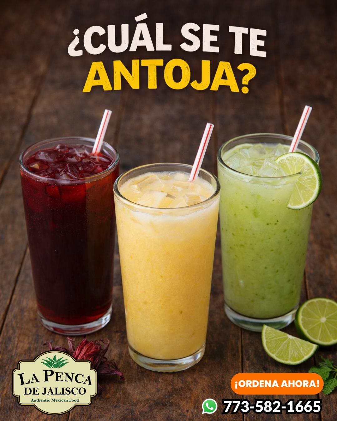 Frescas, naturales y con ese sabor que sí quita la sed 🤤
jamaica ❤️, piña 🍍 o limón 🍋…
cada una con su estilo, pero todas con el mismo objetivo:
refrescarte como se debe.
Pídelas ahora!
📲 Ordena ahora: 773-582-1665
🌮 O ven hoy a disfrutarlo recién hecho en 3640 W 59th St, Chicago, IL 60629, Estados Unidos
⏰Lunes a Domingo 7:00 AM a 7:00 PM
Síguenos y entérate de todas nuestras
noticias: https://linktr.ee/lapencadejalisco
#LaPencaDeJalisco #aguasfrescas #chicagofoodie #chicagoeats #ComidaChicago