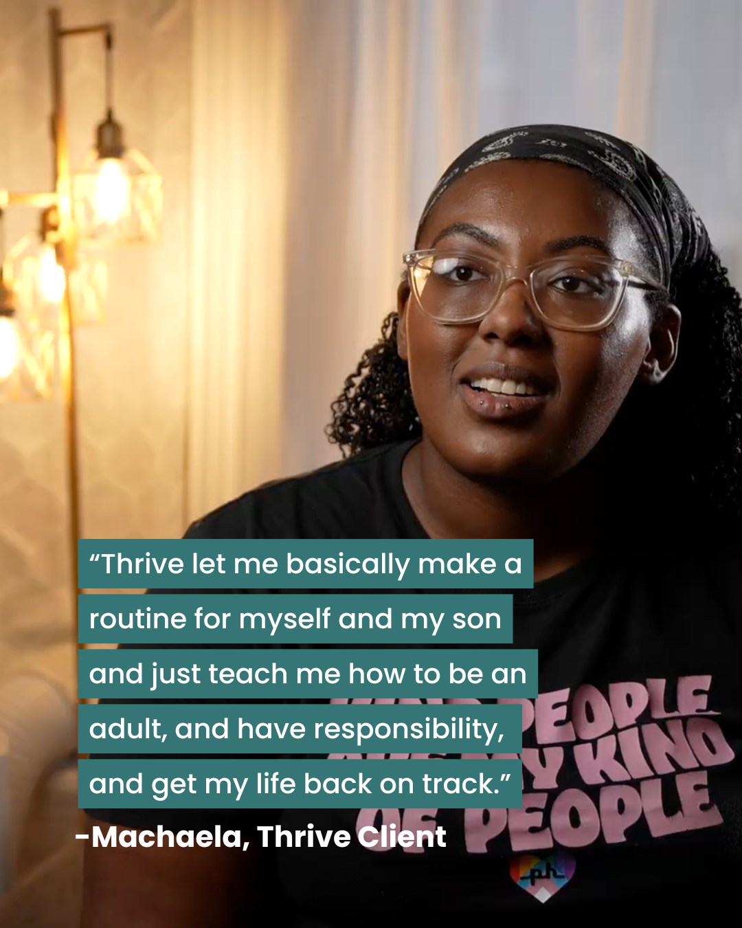 Meet Machaela!
She says, “Thrive let me basically make a routine for myself and my son and just teach me how to be an adult, and have responsibility, and get my life back on track.”
Over 4,000 youth and young adults are experiencing homelessness in Dauphin County. Homelessness affects many areas of a young person’s life, including education, housing stability, access to health care, food security, family relationships, and experiences within the foster care system.
Take a moment to uplift Machaela by adding a positive message in the comments to let her know we love seeing her thrive!