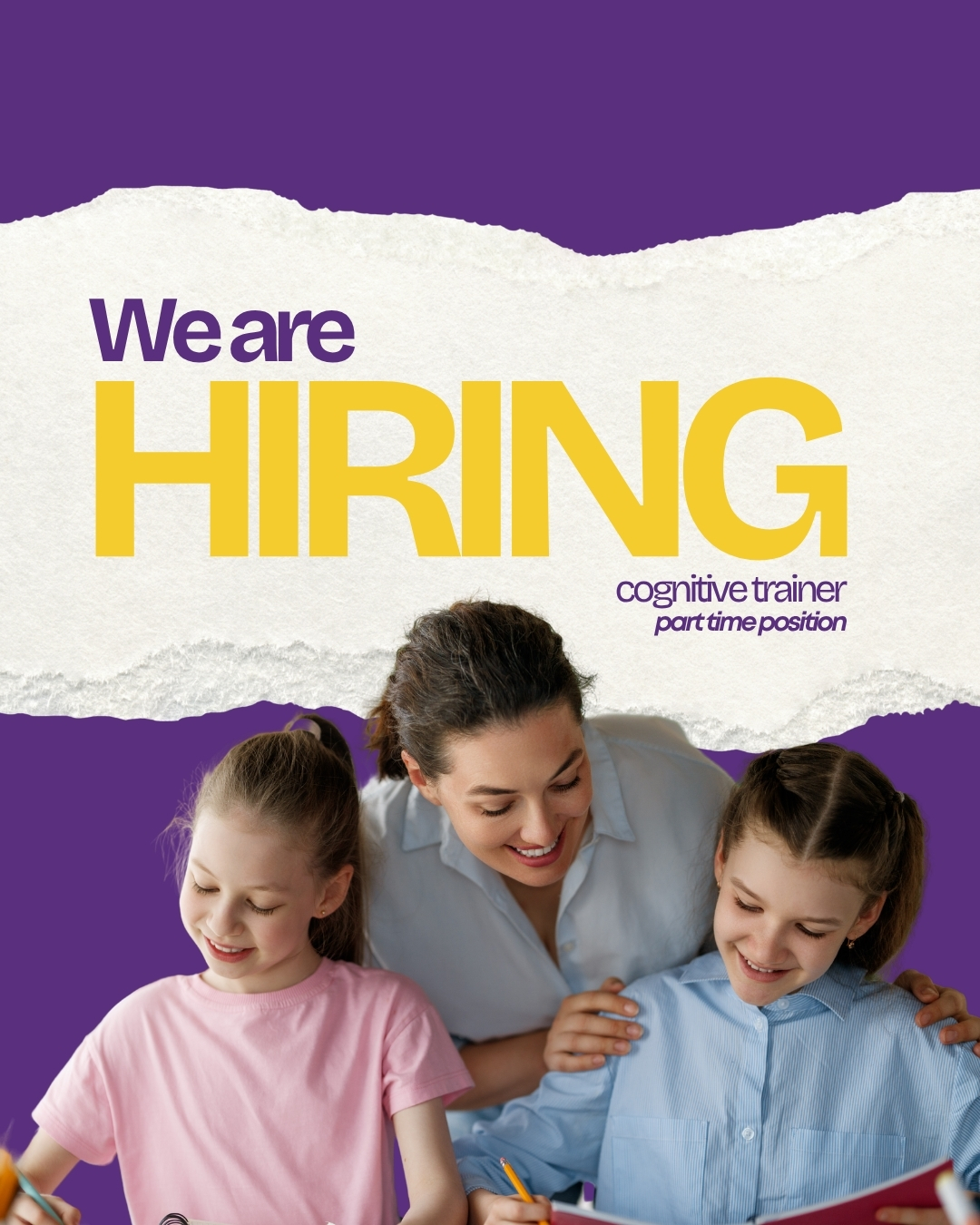 Dots and Links is constantly growing! We’re looking for a dedicated Cognitive Trainer for a part-time position.
If you’re passionate about psychology, education, or brain science, this is your sign to join the leaders in cognitive development.
📍 Location: Abu Dhabi
💼 Position: Part-Time
🎓 Training: Full BrainRx certification provided.
Send your CV to info@dotsandlinks.ae or call 02 666 0948 to start your journey. 📞
#braincenter #cognitivetrainer #wearehiring #hiring_trainer #part_time_job_abudhabi #abudhabi_hiring