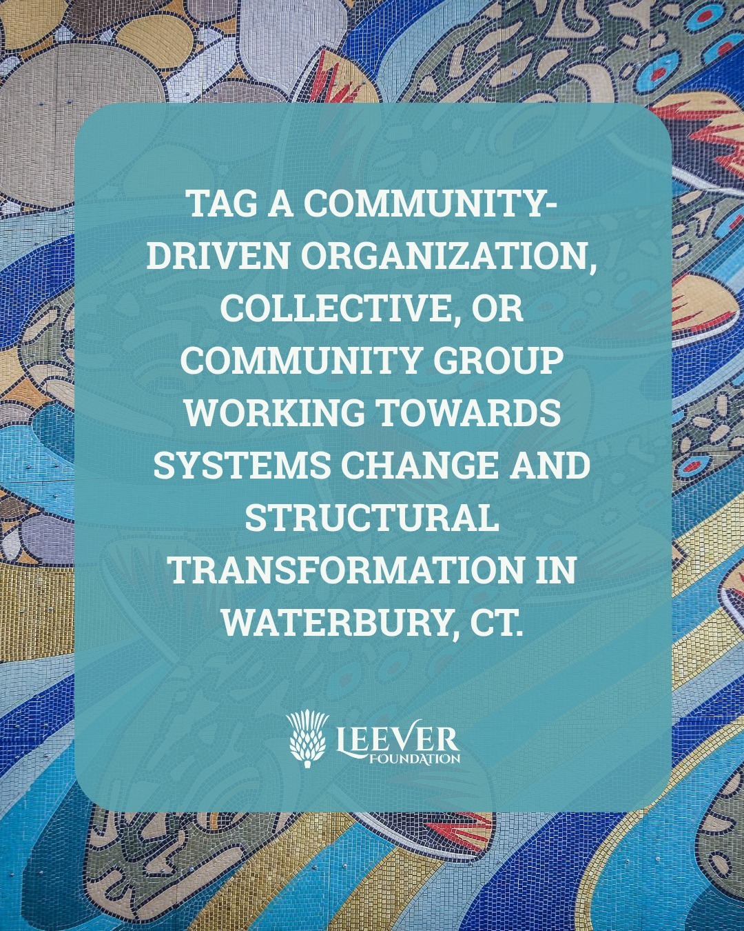 We believe in the limitless potential of Waterbury, a city full of organizations, collectives, and community leaders doing the deep work of systems change. We want to make sure they know this opportunity exists.
Do you know of a Waterbury-serving organization or community group that is:
-- Building coalitions for justice?
-- Developing organizers and community leaders?
-- Creating structures that let grassroots efforts thrive?
Tag them below in the comments. The Planning and Building for Social Justice Grant was created to support work like theirs.
Eligibility survey closes April 20th. Link in Bio.
#LeeverFoundation #WaterburyCT #GrantOpportunity #SocialJusticeGrants #CommunityPower #GrassrootsOrganizing #ConnecticutGrants