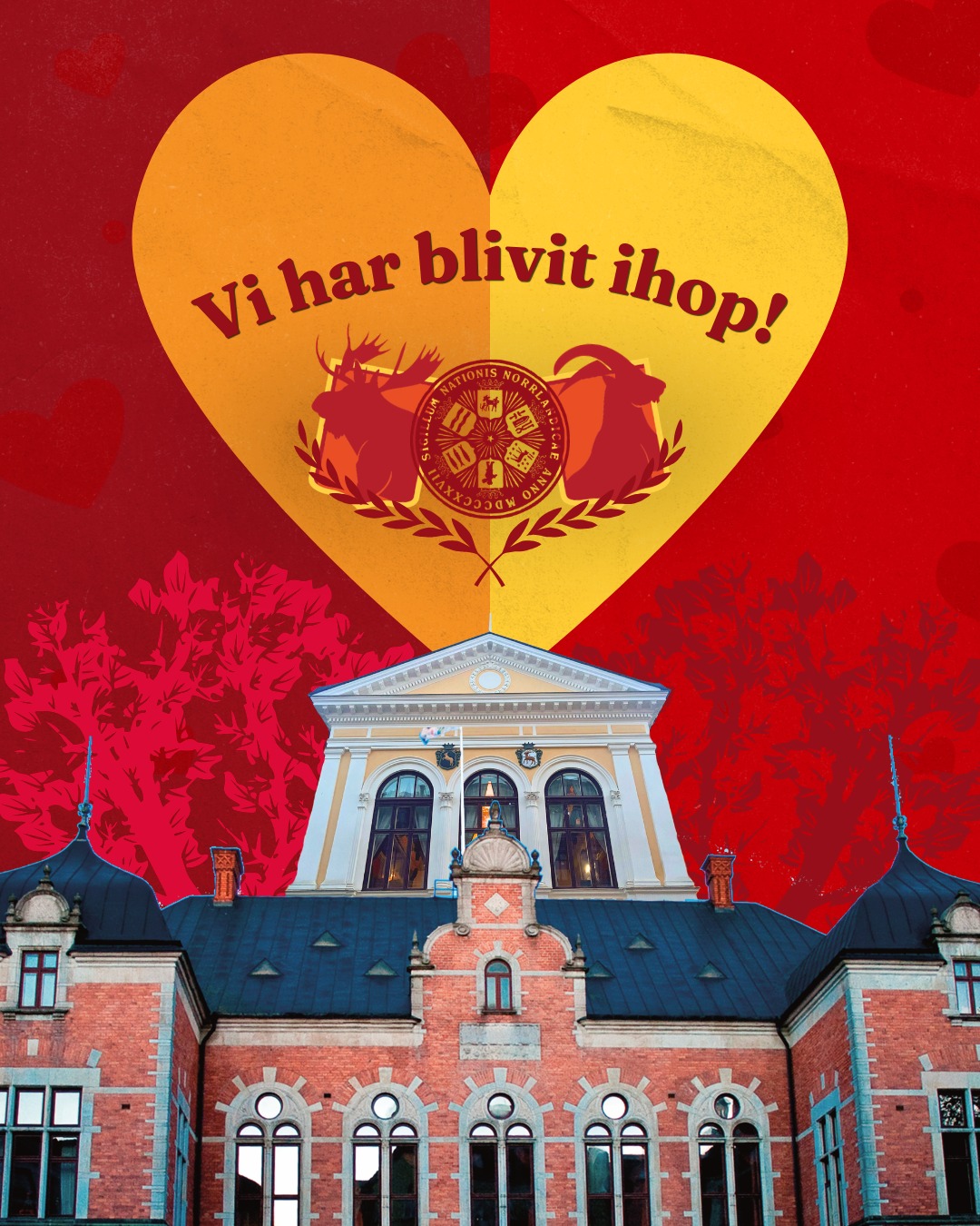 Äntligen kan GH och Norrlands stolt presentera… GHNORRLANDS NATION!
Är du från Gästrikland/Hälsingland trött på att inte ses som en äkta norrlänning? Är du från äkta Norrland trött på den nord-norrländska andan?
Efter långa deliberationer och överläggningar kan vi nu stolt presentera att GH och Norrlands går ihop och blir en supermegadunder-nation - för HELA Norrland!
Väl till Valborg kommer GH:s nationsbyggnad flyttas med lyftkran till Norrlands nya del. I den maxade TrädGHårdeN kommer ni med valborgsbiljetter kunna avnjuta GHlassFestivalborg, massa glass, massa festival, massa kaos i oasen.
Utöver valborgaktiviteter väntar MegaPannkaksOrvar, Rave-Hexagon i TrädGHårdeN och Majs Café utökar till en andra våning i källaren av GH:s gamla nationsbyggnad.
“En sån här chans får man bara en gång i livet”
- Kir Linyahl, 1Q på GHNorrlands nation
Nationerna ska under det kommande året bonda över sina gemensamma intressen: epa, skog och tystlåtenhet, för att lägga grunden till ett stabilt och långvarigt samarbete.
#ghlassfestivalborg #kaosioasen #uppsala