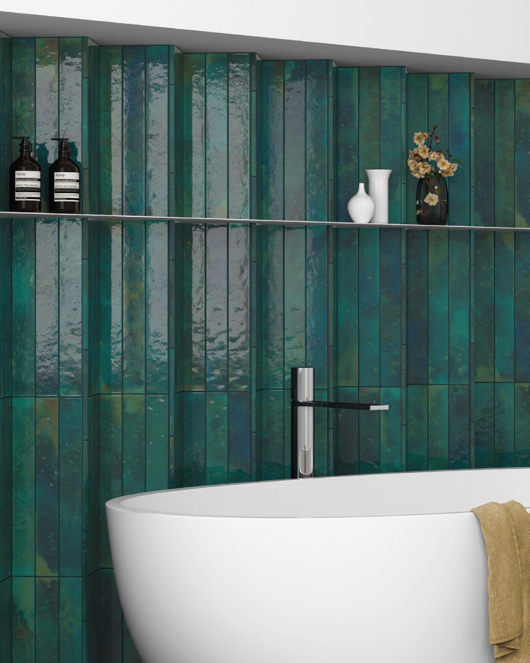 A bold statement in every detail. Deep tones, glossy textures, timeless design.
📍Tiles available at Pitrè Bathrooms, Mdina Road, Qormi.