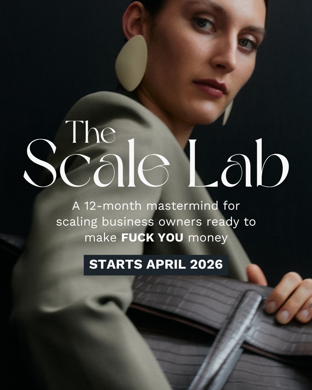The Scale Lab is for business owners in the messy middle of scaling, when revenue is growing fast but profit isn't, where people are involved, and decisions start to carry weight.
It’s where your instinct gets backed by structure, your cash flow becomes predictable, your margins are protected, and your leadership stops living in your nervous system. The Scale Lab is not the place for you if you want to grow your business like a finance bro. Instead of growing fast, it’s about growing up so your business can support the life and autonomy you’re building alongside it.
We start on 29 April 2026.
Spots are limited.
Link in bio to learn more and join.