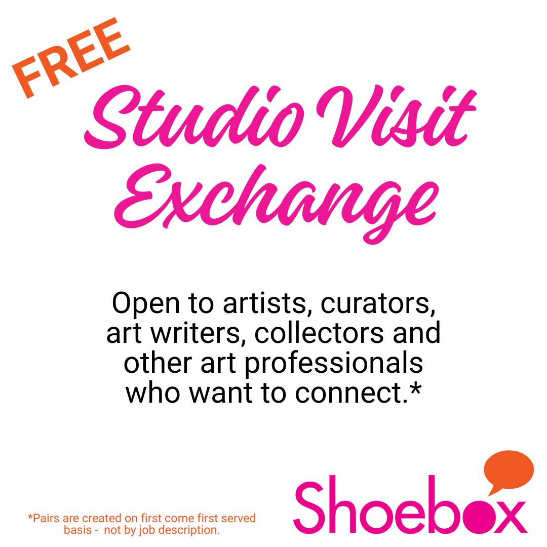Studio visits are where artists figure out how to talk about their work. Not in a polished, prepared way — in a real way. The kind that actually helps you in front of a curator.
The Studio Visit Exchange pairs you with another artist (or an art professional) for a mutual visit — virtual or in person. You're both host. You're both guest. You figure it out together.
It's free. Sign up as many times as you want.
shoeboxarts.com or link in bio.
#studiovisit #artistexchange #shoeboxarts #artcommunity #freeforartists