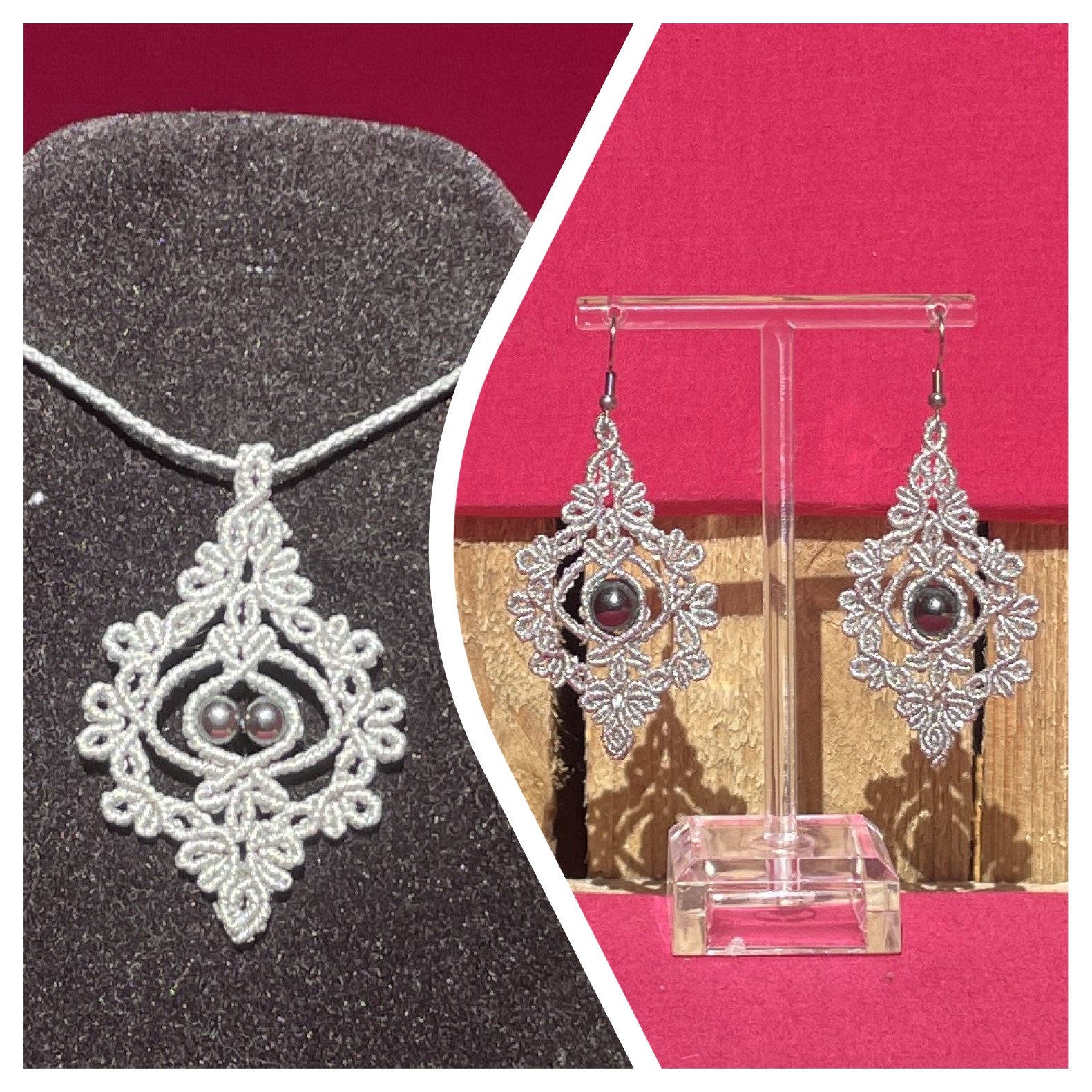 Élégance
Une nouvelle création en micro-macramé voit le jour…
L’ensemble Élégance, composé d’un collier et de boucles d’oreilles, a été entièrement réalisé à la main avec patience et précision.
Son motif délicat et ajouré s’inspire des ornements classiques pour créer un bijou à la fois fin, raffiné et intemporel.
Le pendentif est tissé avec un fil de 1 mm, tandis que les boucles d’oreilles sont réalisées en fil de 0,5 mm pour encore plus de finesse.
Au centre, les perles d’Hématite apportent une touche de profondeur et de caractère avec leurs reflets métalliques. Cette pierre est souvent associée à l’ancrage, à la protection et à la confiance en soi.
Chaque bijou est unique, façonné entièrement à la main.
Une création pensée pour sublimer votre style avec discrétion et élégance.
Disponnible sur www.atelierartizen.com
#micromacrame #macramejewelry #bijouxfaitmain #bijouxcreateur #hematite #pierresnaturelles #artisanat #faitmain #handmadejewelry #bohostyle #bijouunique