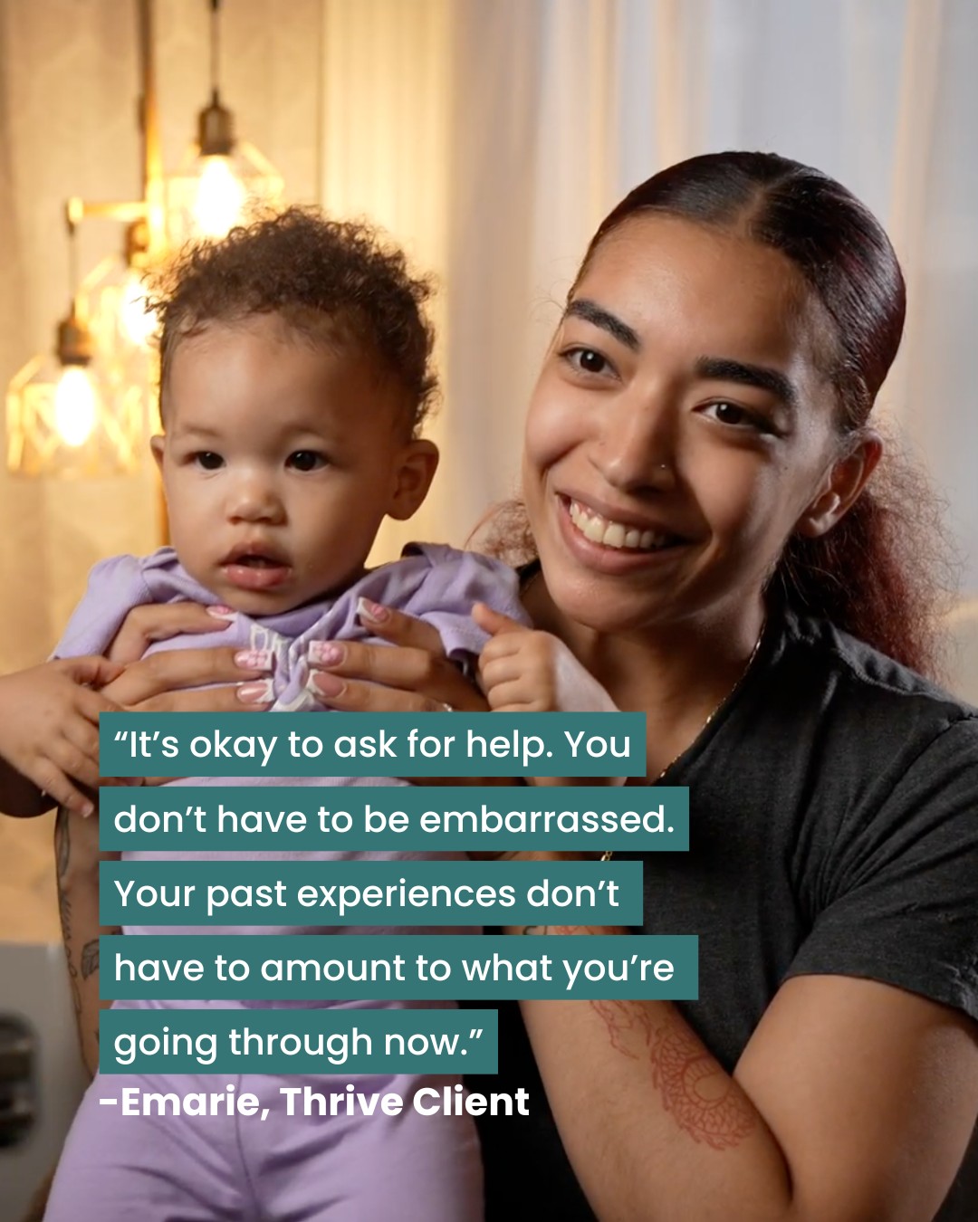 It's important to give kids a safe place to say they need help.
No matter what places or situations our youth and young adults come from, Thrive is meeting them where they are and treating them with respect and dignity.
This is Emarie! Her experience with our organization reflects what happens when young people are given the opportunity, support, and resources to thrive.
“It’s okay to ask for help. You don’t have to be embarrassed. Your past experiences don’t have to amount to what you’re going through now.”
To show love and encouragement to Emarie, like this post and comment "You're thriving Emarie"!
#SupportOurYouth #ThriveTogether #ThriveHousingServices #BeEncouraged #CommunityMatters