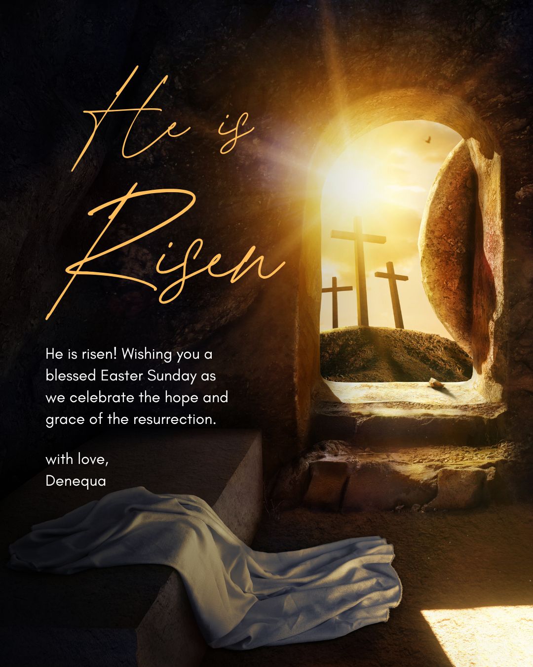 He is risen. 🤍
Easter hits different when you truly understand what it means…
That no matter where you’ve been or what you’ve faced there is always a way forward, a reason to hope, and a chance to begin again.
Because of Jesus Christ, we are never without light.
Grateful. Always. ✝️