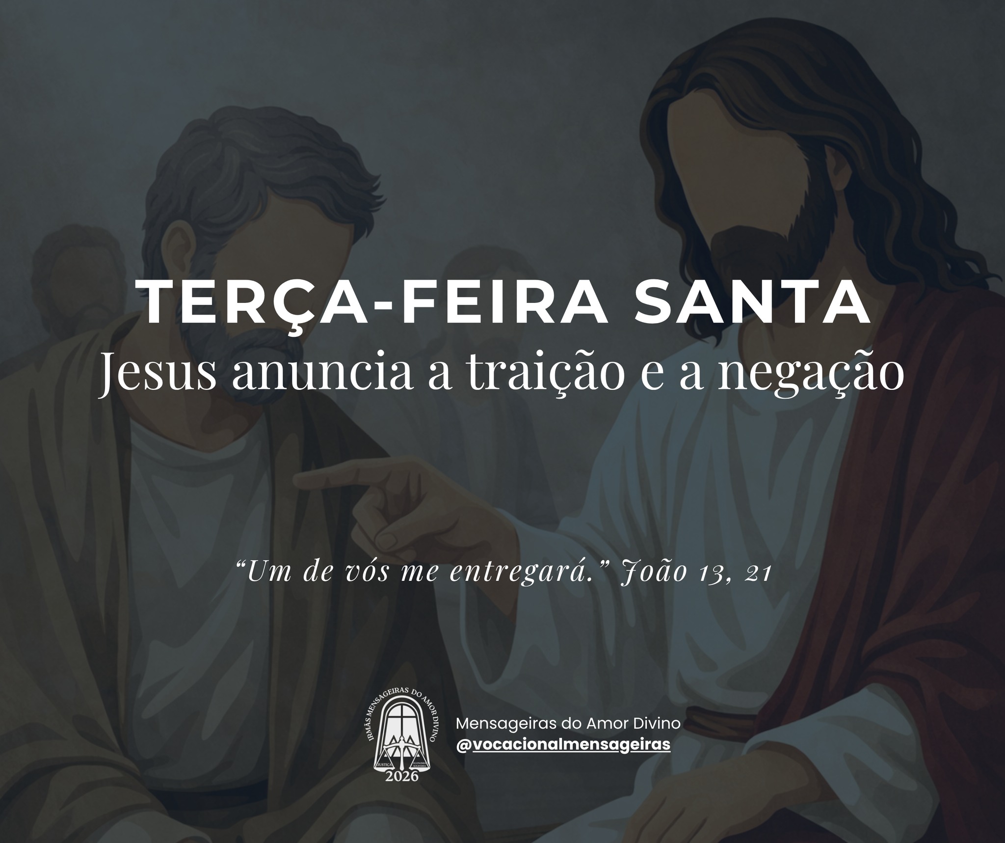 Mesmo entre os mais próximos, houve negação.
Mas Jesus não deixa de amar.
Ele continua chamando… inclusive você.
#Chamado #Fidelidade #AmorQuePermanece