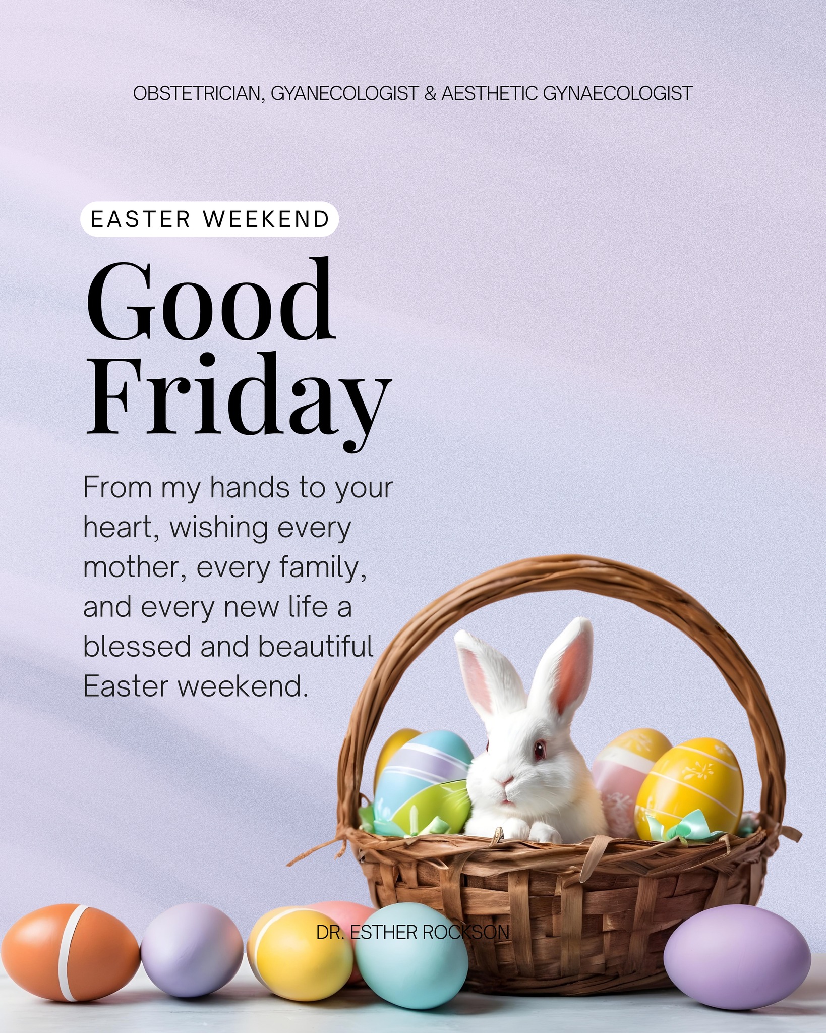 Easter is the season of new beginnings, and in my world; new beginnings happen every single day.
Every baby my team and I bring into the world is its own kind of miracle. Every mother who finds her strength in that room. Every family that walks out different from how they walked in.
This weekend, I am holding all of that with gratitude.
To my patients, thank you for trusting me with the most sacred moments of your lives.
To the mothers, the mothers-to-be, and the women still on their journey ;you are seen, you are celebrated, and you are in the most capable hands.
Wishing you and yours a peaceful, joyful, and blessed Easter🐰💜
— Dr. Esther Rockson
Obstetrician · Gynaecologist · Aesthetic Gynaecologist
Busamed Hospital, Modderfontein
#drestherrockson #easterweekend #obgyn