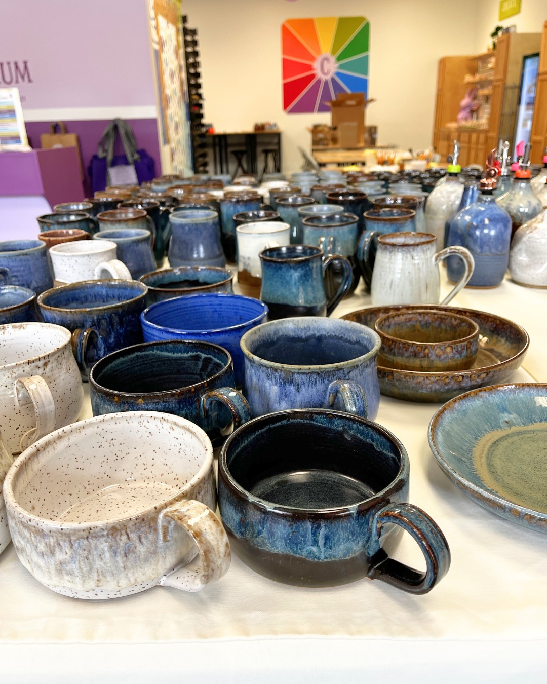 SECONDS SALE STARTS THIS WEEK— and it's our biggest selection yet!💜 From retired designs and glaze test pieces to beautifully imperfect finds, the tables are FULL and ready to dig through for great deals.🪴🎨
If you love the thrill of finding something one-of-a-kind (at a special price 👀), you won’t want to miss this. Once these pieces are gone, they’re gone for good— and this sale only happens once a year!
🗓 Wednesday, April 1st | 12–5 PM
🗓 Thursday, April 2nd | 12–8 PM
📍 Crisanthemum Studios, 126 W Main St, Pilot Mountain, NC
Set your reminders, bring a friend, and come early for the best selection… we’ll see you soon!✨
#PotterySale #HandmadePottery #ShopSmall