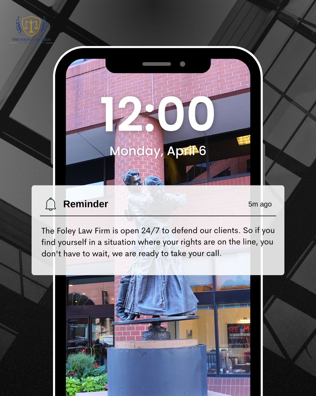 Legal emergencies don’t happen on a schedule. Whether it's midnight or midday, The Foley Law Firm is open 24/7 to protect your rights.
If you find yourself in a situation where your future is on the line, you don't have to wait for business hours. We are ready to take your call and start your defense immediately.
#TheFoleyLawFirm #coloradosprings #criminaldefense #lawyer