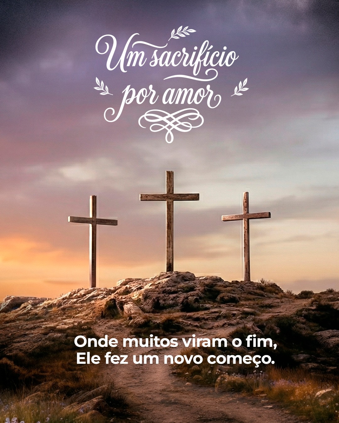 A cruz está vazia. O sacrifício foi consumado. Nesta Sexta-feira Santa, lembramos com respeito e dor a Paixão de Cristo, mas também com a certeza de que a história não termina aqui. A morte não teve a última palavra.
Aproveite bem o seu dia.